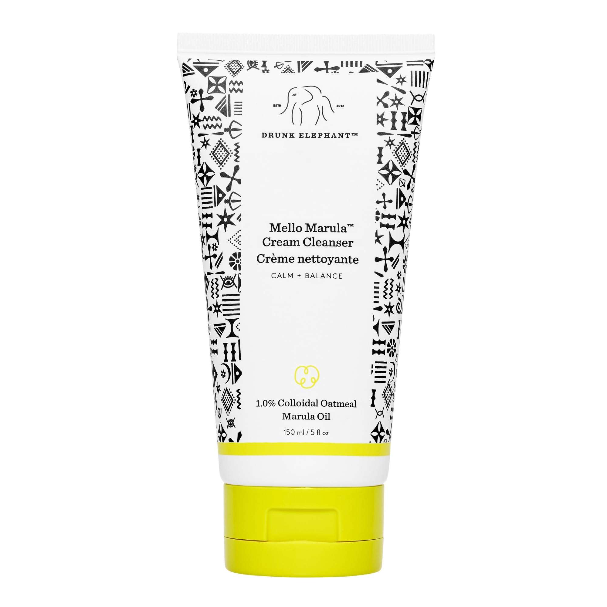 Drunk Elephant Mello Marula Cream Cleanser - 150 ml/5 fl oz - Calming Face Wash - Clean Clinical Skincare - Cruelty-Free - Dermatologist-Tested - Free of Essential Oils, Silicones, and Fragrance 1