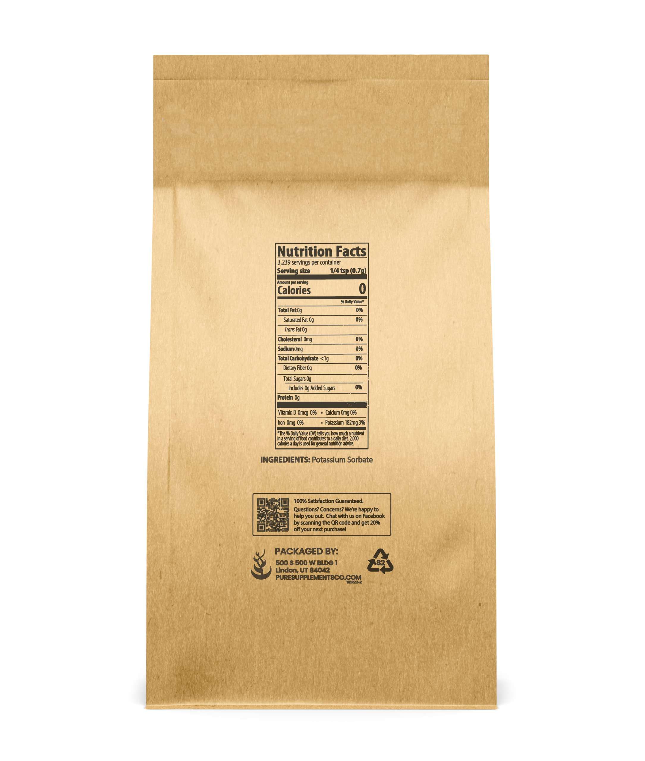 PURE ORIGINAL INGREDIENTS Citric Acid & Potassium Sorbate Bundle (5 lb Each), Food Grade 4