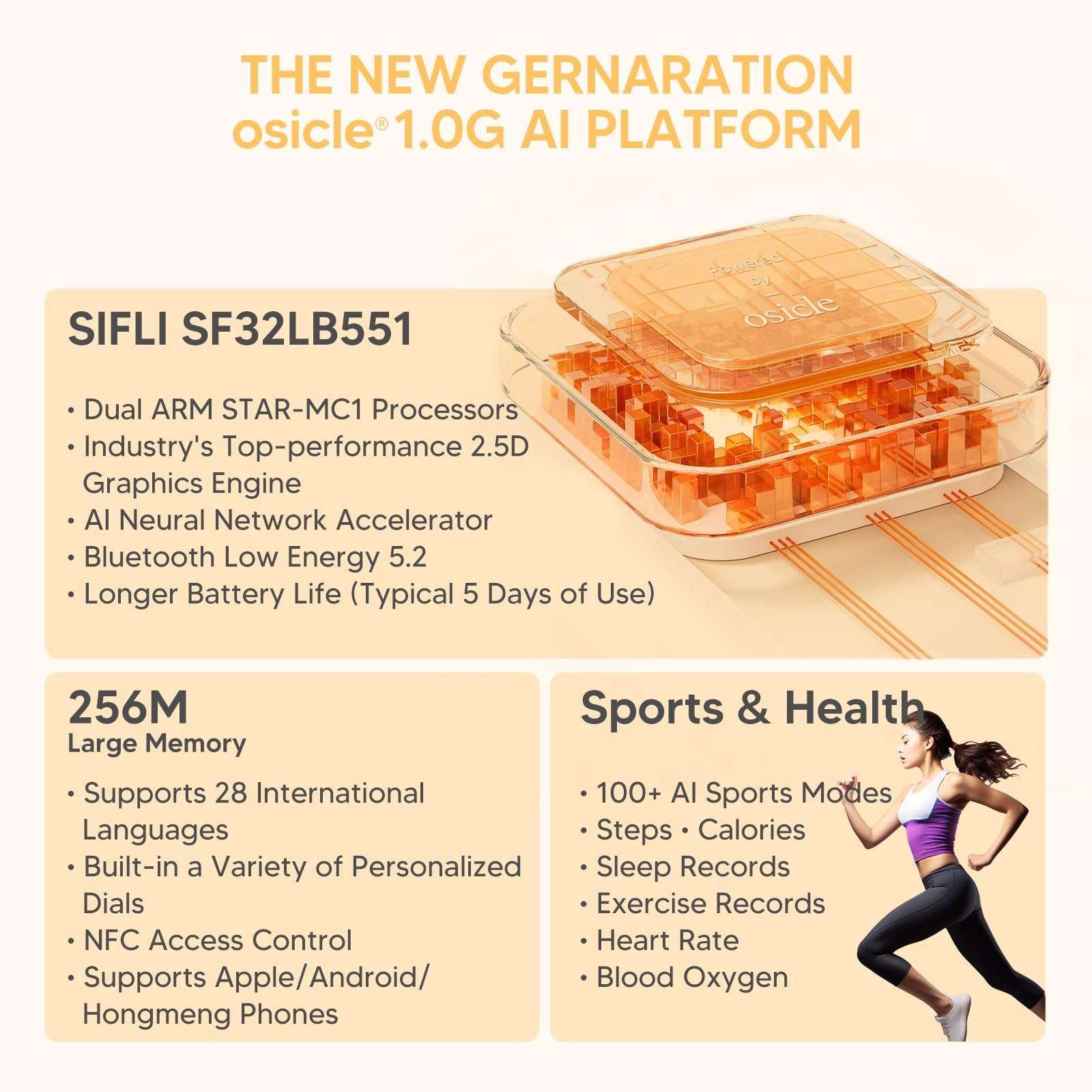 KAVVO Macaron 36mm Round Stylish Watch, 1.106'' AMOLED Retina Screen, Always-on Display, Silicone Magnetic Suction Strap, Female Health Record, Waterproof(Sakura Pink) 5