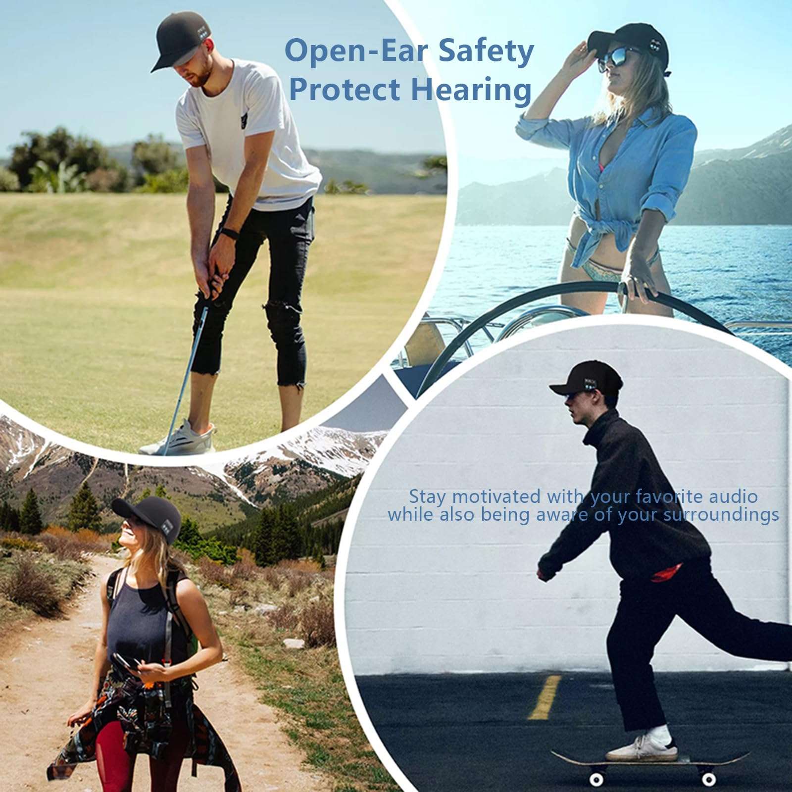 Ttbesmi Blue Tooth Portable Speakers Speaker Wireless Outdoor Parlantes WiFi Speaker Portable Speakers with Speakers Gorro Gorra Con Bocinas Bluetooth 4