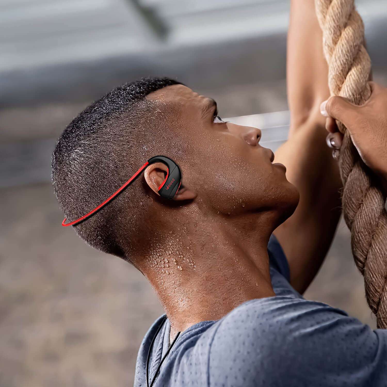 Wireless Bluetooth Mp3 Player Included 16GB Memory, Mp3 Player with Bluetooth Headphones,in-Ear Headphones for Workout,Cordless Sports Ear Buds for Gym Running Jogging(All-in One) 3