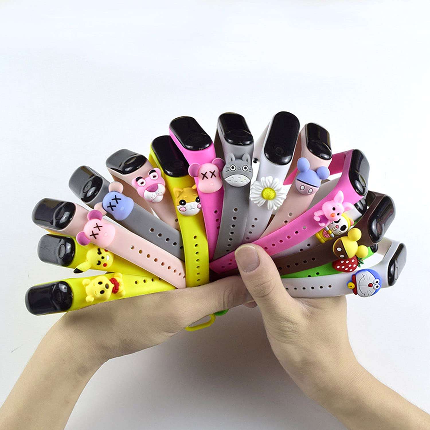 Time Up Digital Dial LED Combo of 2 Cartoon Character Waterproof LED Kids Watches for Boys & Girls-M5KIDZ-NV (Navy-Baby Pink) 6