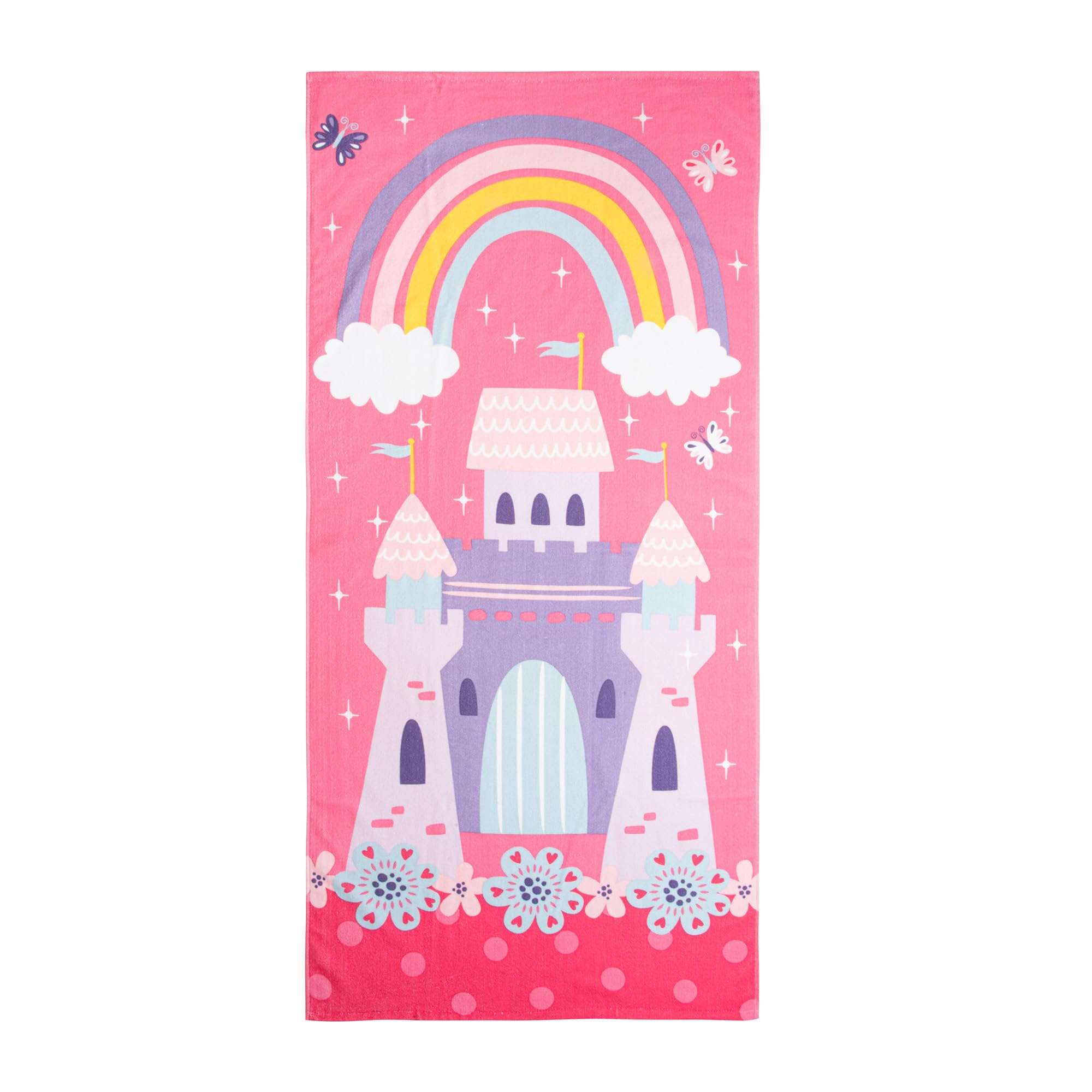 Beach Towel Oversized 28x58 Printed Sand Free Quick Dry Swim Towel Extra Large Light Travel Towel for Adults Beach Accessories Gifts Castle 1