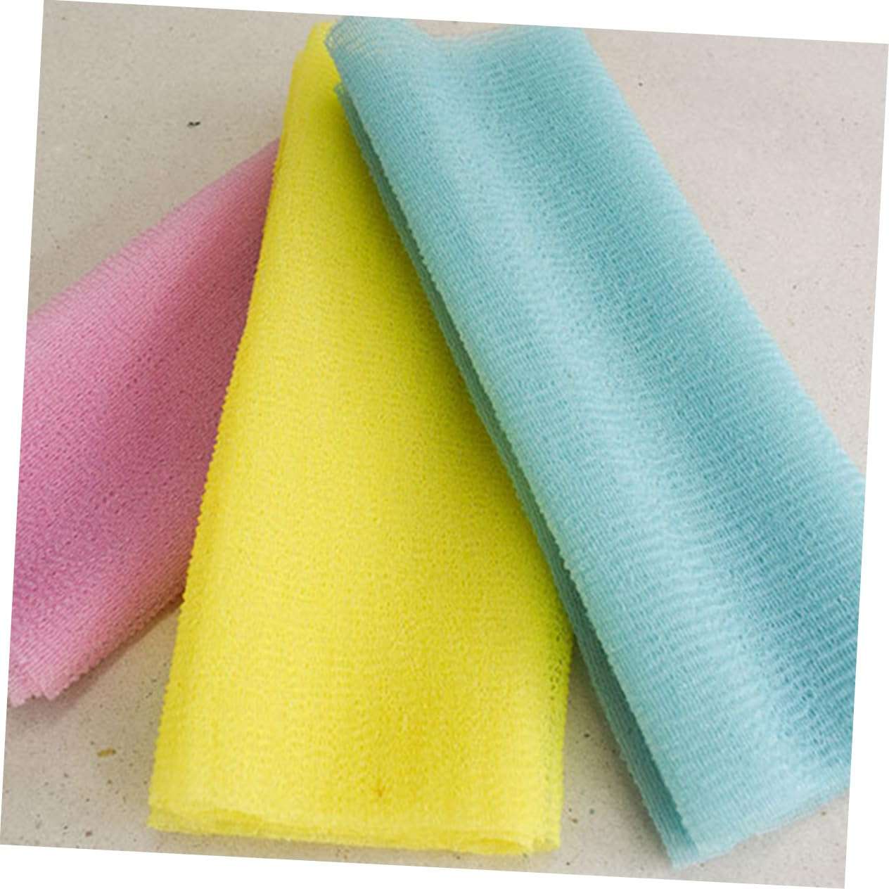Beaupretty 4pcs Mixed Body Scrubbing Towel Exfoliating Bath Towel for Shower Back Back Scrubber 4