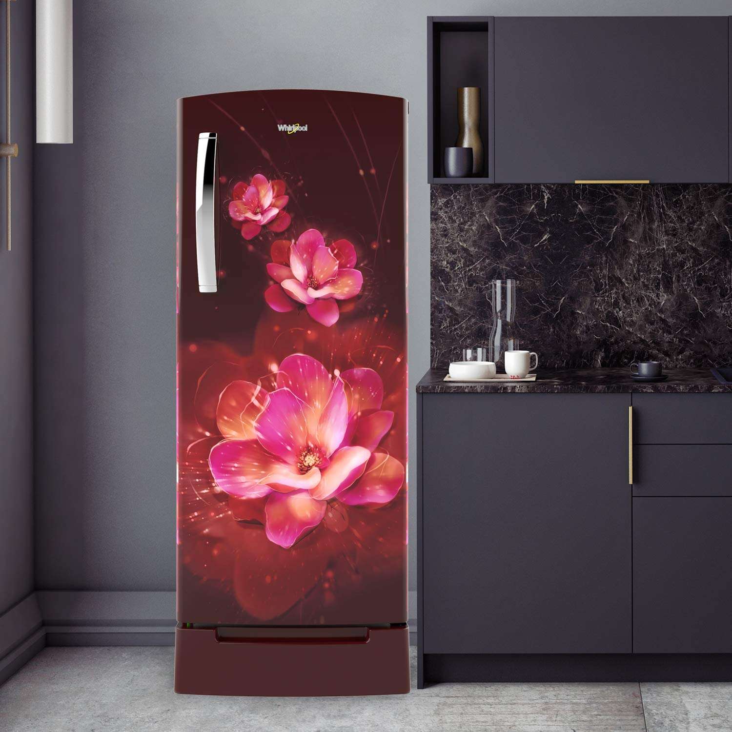 Whirlpool 200 L 4 Star Inverter Direct-Cool Single Door Refrigerator Appliance with Intellisense inverter technology(215 ICEMAGIC PRO ROY 4S INV, Wine Flume) 6