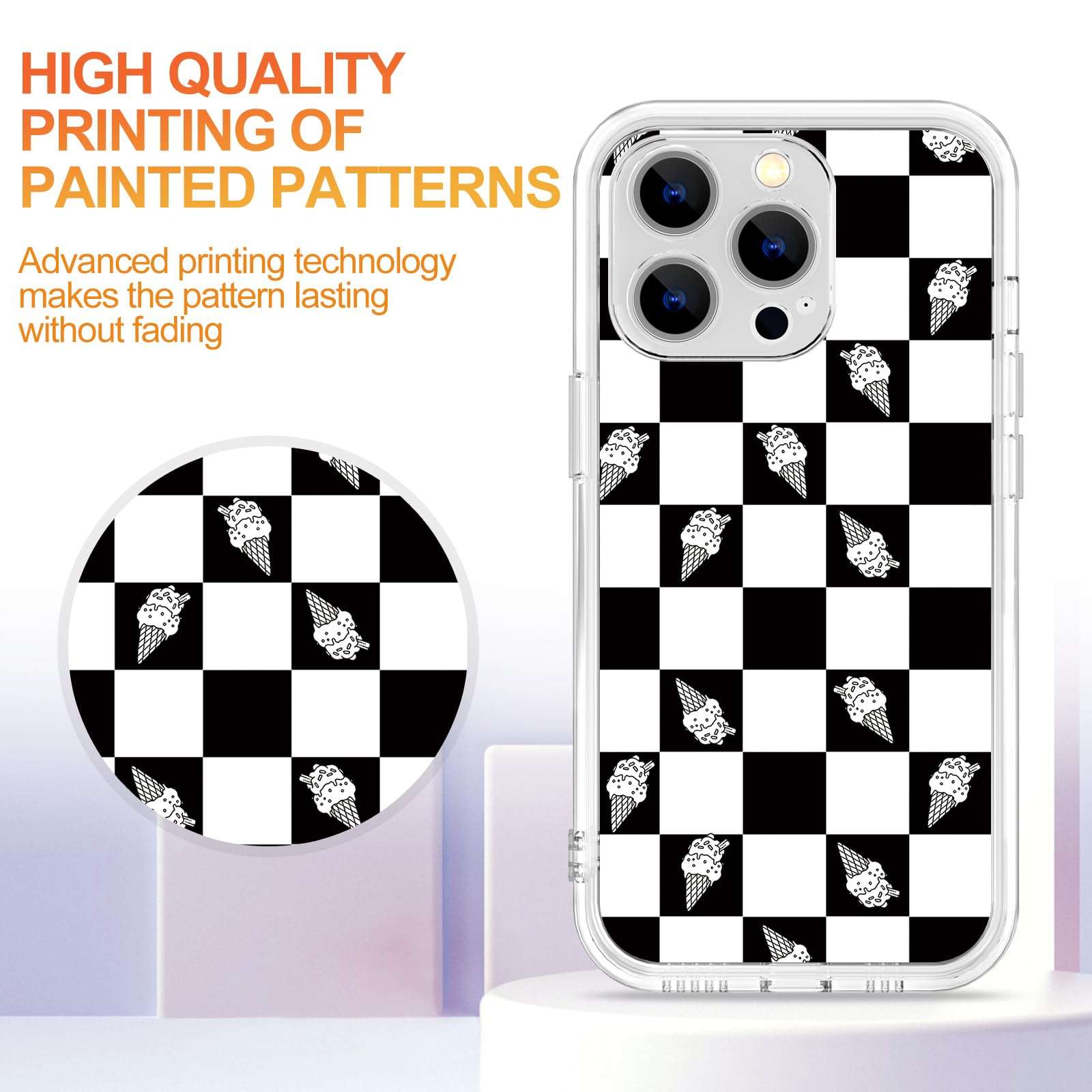 Galafu Case for iPhone 11 Pro, Clear Silicone Soft TPU Protective Phone Bumper Cover, Anti-Scratch Shockproof Phone Case for iPhone 11 Pro (5.8 inch), Pattern 37 4