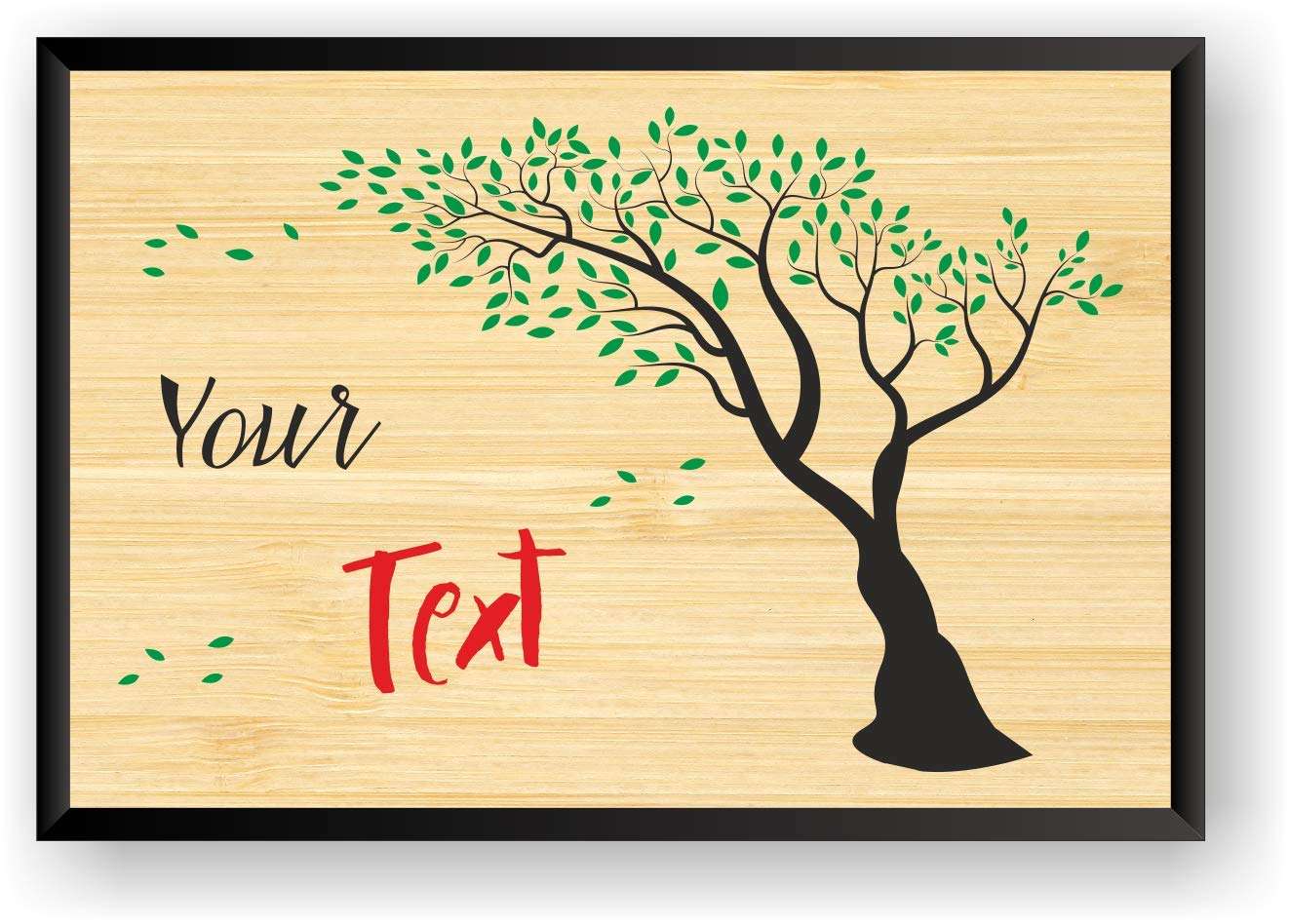 Brown Cloud Personalized Printed Photo Poster/Collage/Memories on Laminated MDF with Customized Text Message or Personalized/Customized Photograph Gift for Family/Friends (004) 3