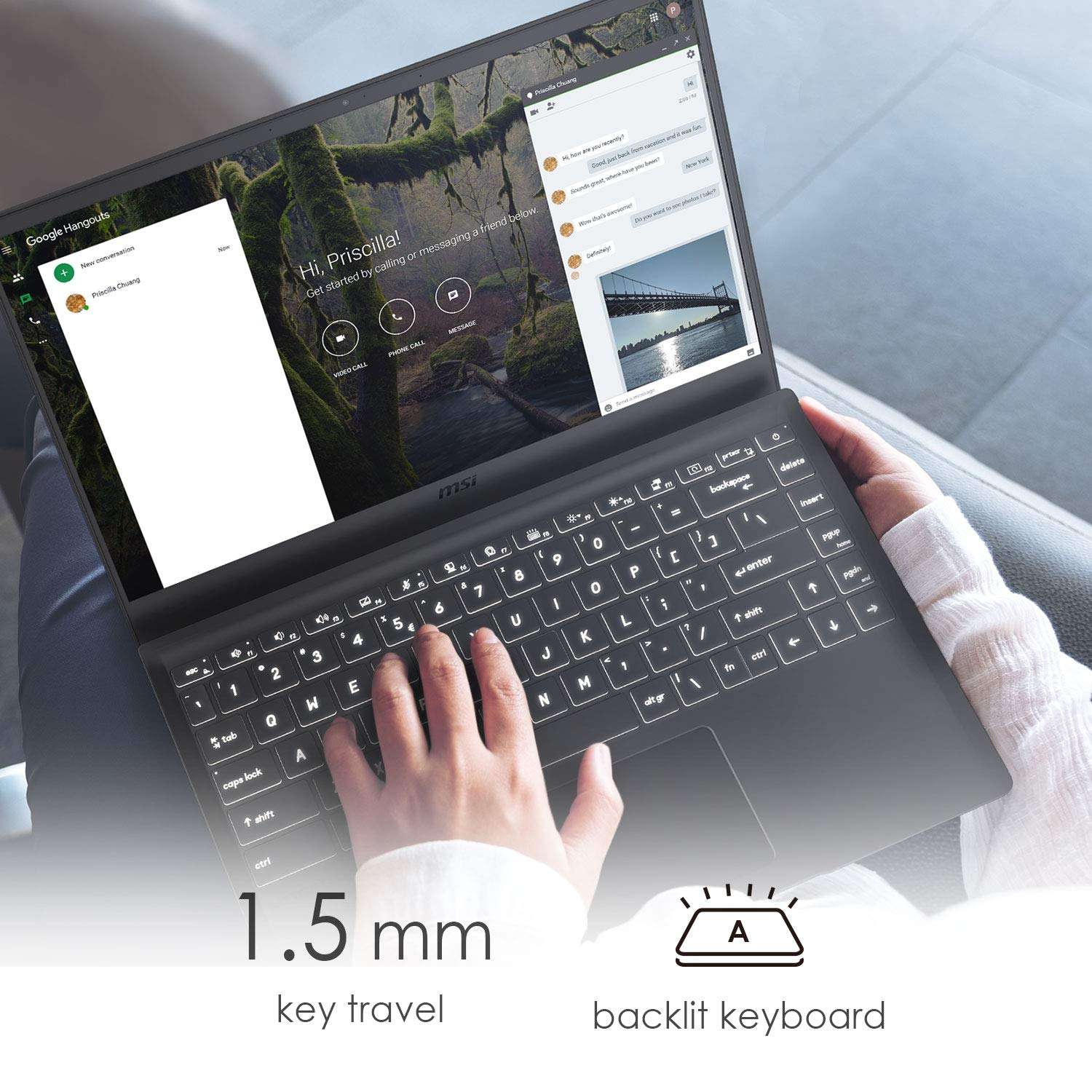 MSI Modern 14 Professional Laptop: 14" IPS-Level Thin Bezel Display, Intel Core i7-10510U, NVIDIA GeForce MX330, 8GB RAM, 512GB NVMe SSD, Win10 PRO, Carbon Gray (B10RASW-078) 3