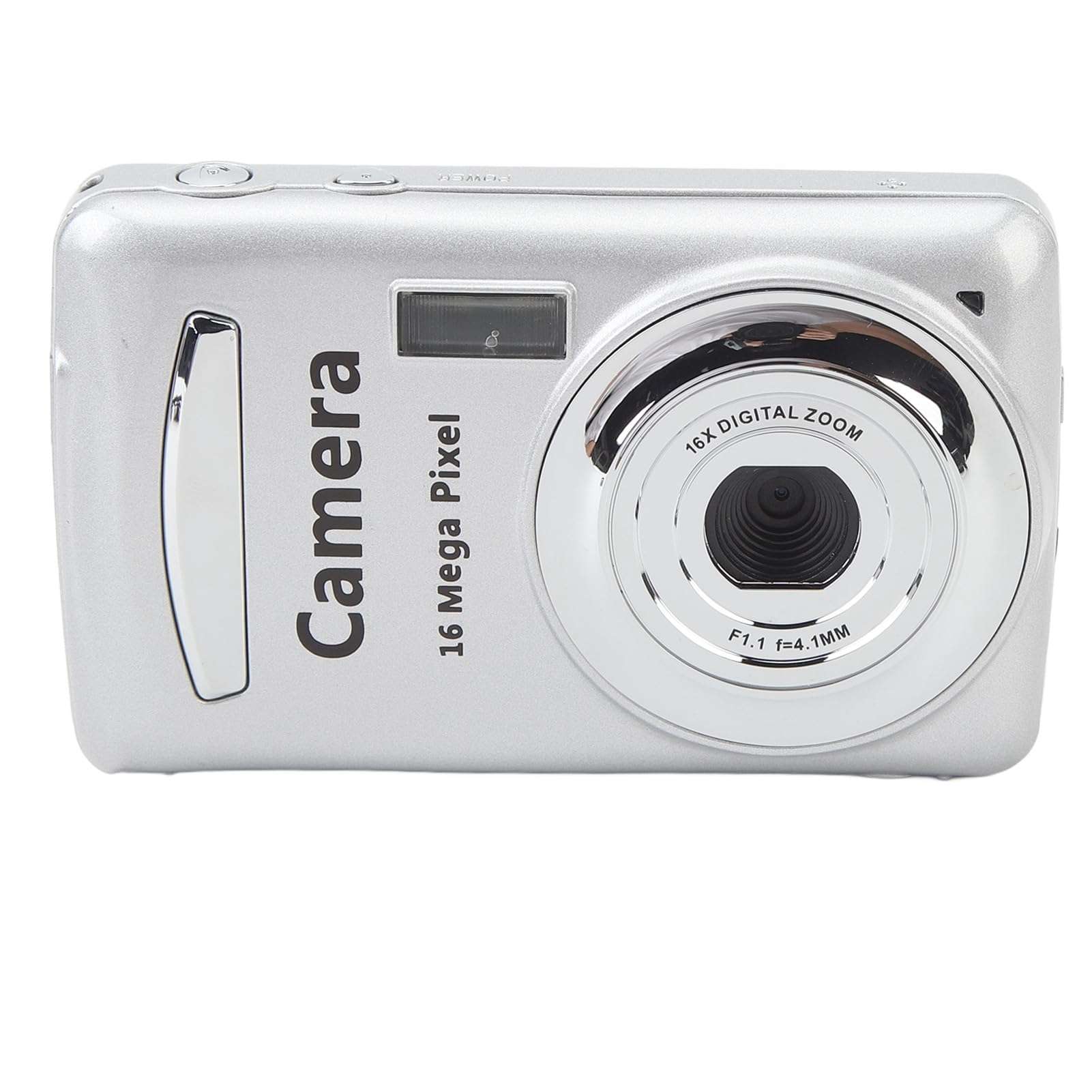 Digital Camera, 1080P 16X Digital Zoom Point and Shoot Camera for Photography & Video, 2.4 Inch Display Screen, Anti Shake, for Students, Beginners (White) 1