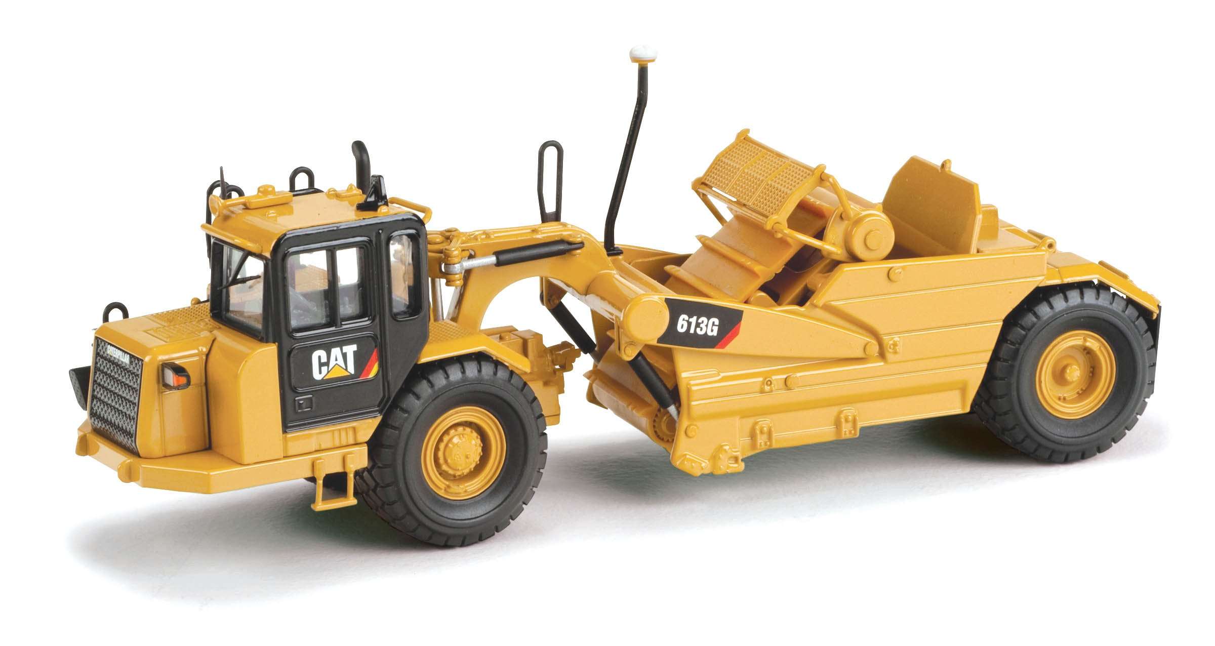 Norscot Cat 613GWheel Tractor Scraper (1:50 Scale), Caterpillar Yellow