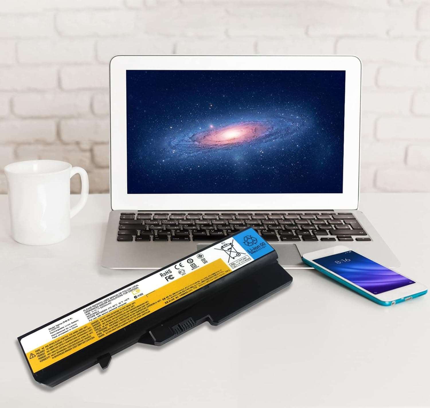 Rockety L09L6Y02 Lenovo Battery Compatible Lenovo L09S6Y02 IdeaPad G560 G460 Z370 B570 B575 Z560 Z575 V470 G475 G565 Z465 L09M6Y02 L10C6Y02 B480 G560E Laptop Computer Batteries(Full 2600mAh Cell) 6