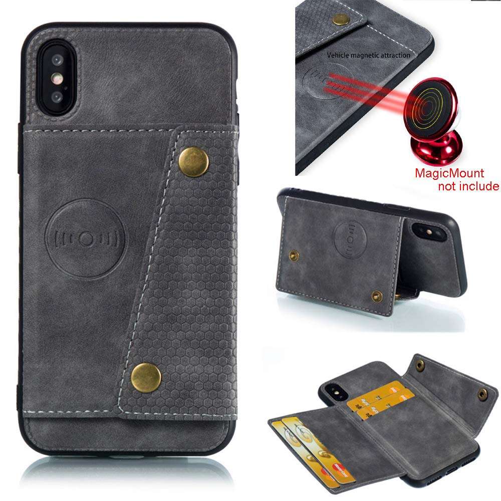 iPhone Xs Case,iPhone X Case with Flip Card Holder Design for Apple iPhone Xs (2018) / iPhone X (2017) 1