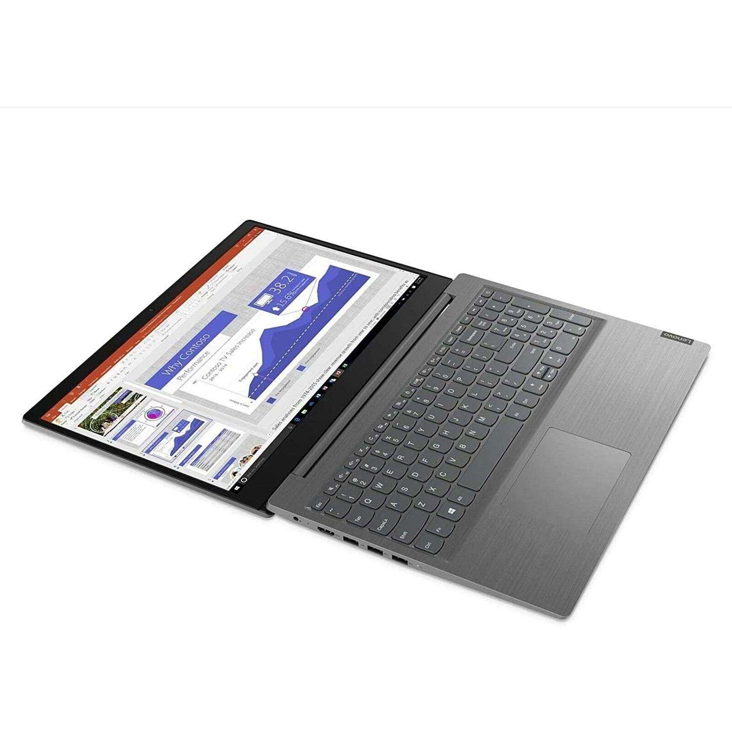 Lenovo V15 Intel Core i5 10th Gen 15 inches HD Thin and Light Laptop (4GB RAM/ 256GB SSD/ DOS/ Grey/ 1.85 kg) 82C500RRIH 3