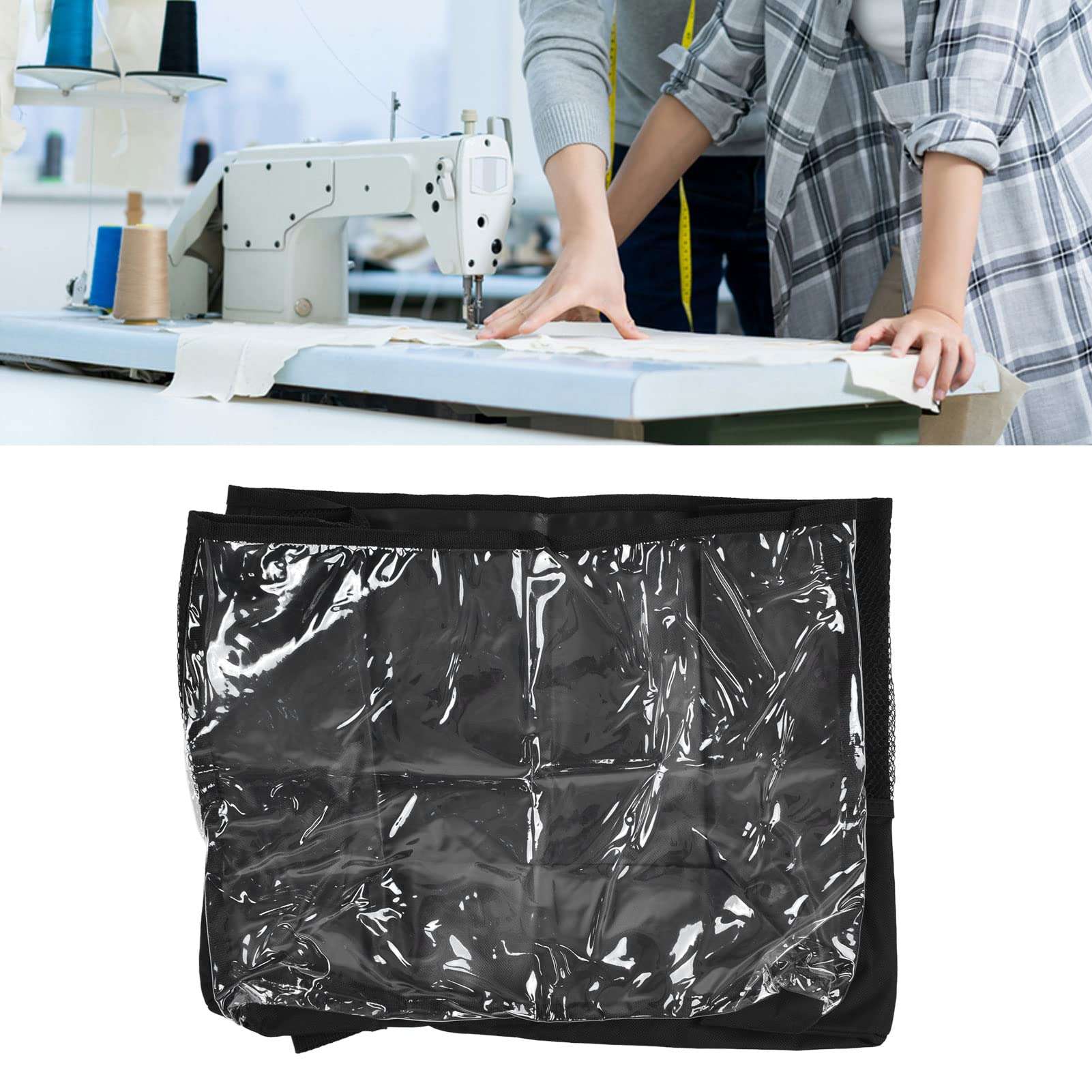 Set of 2 Sewing Machine Cover, Sewing Machine Storage Bag Durable Protective 44x32x21cm 600D Oxford Cloth for Cloth Shop for Home 6