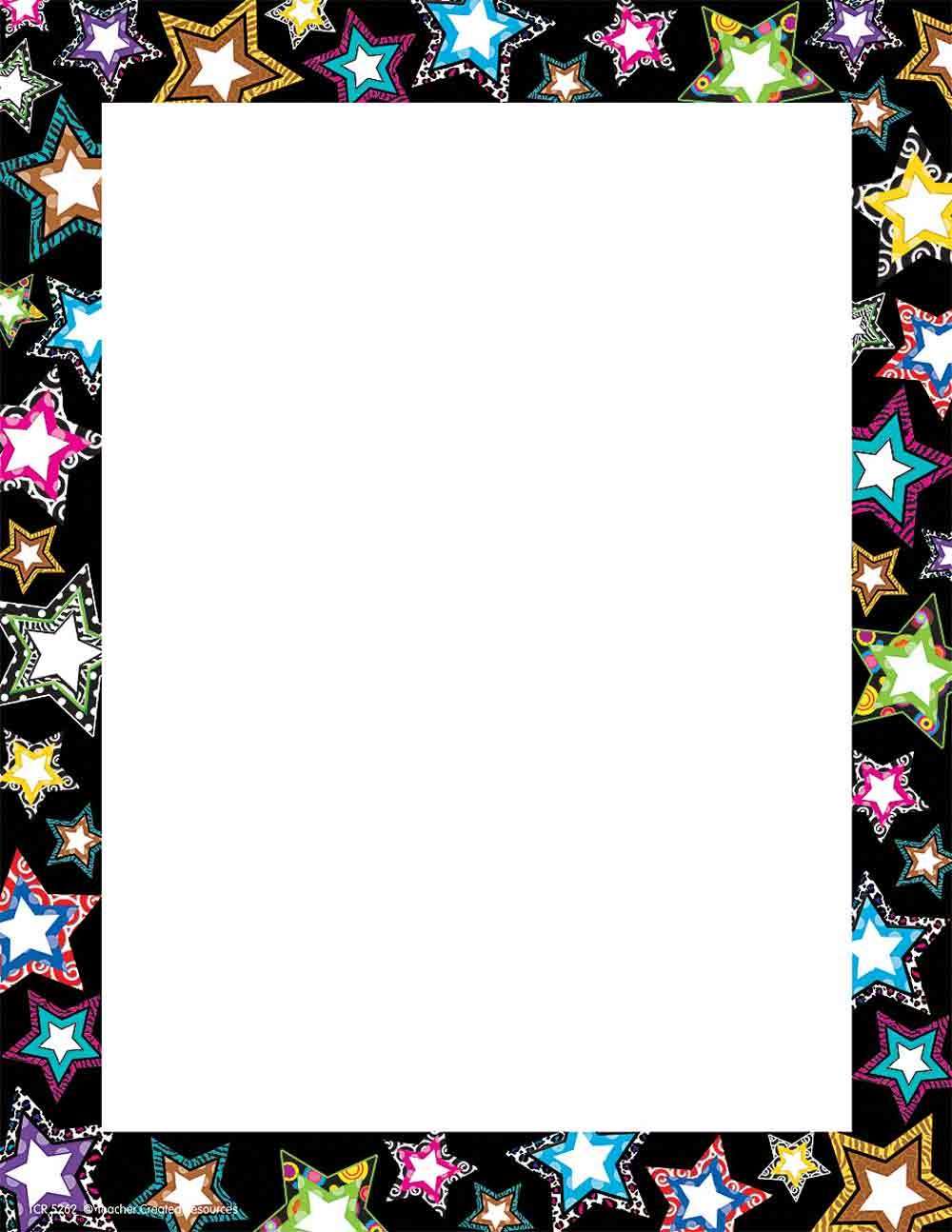 Teacher Created Resources Fancy Stars Computer Paper (5262) 1