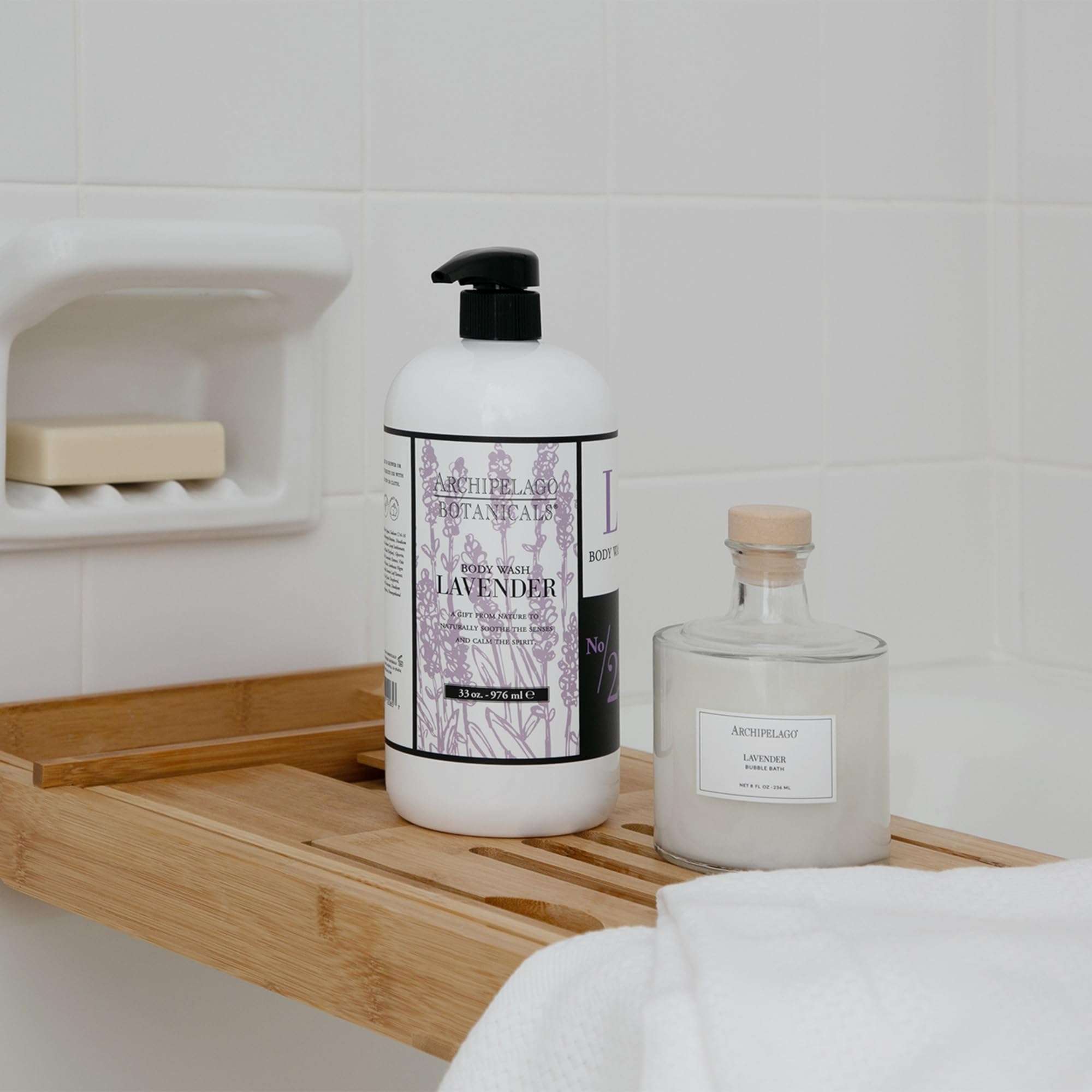 Archipelago Botanicals Lavender Body Wash, Cleansing and Moisturizing Body Wash for Dry Skin, Soft and Smooth Skin, Free from Parabens, Phthalates and GMOs (33 oz) 4