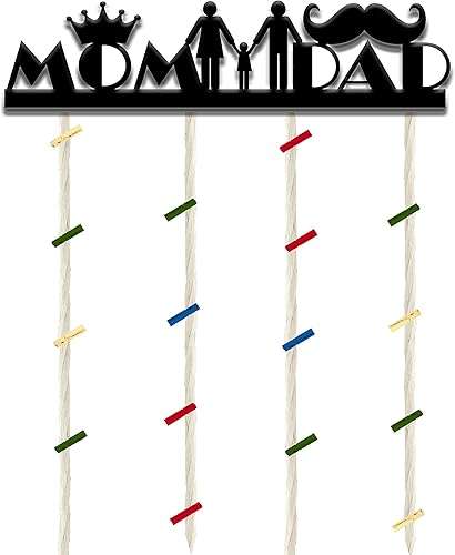 CrazyInk wooden Hanging Photo Frame Collage Organizer with Wood Clips 3