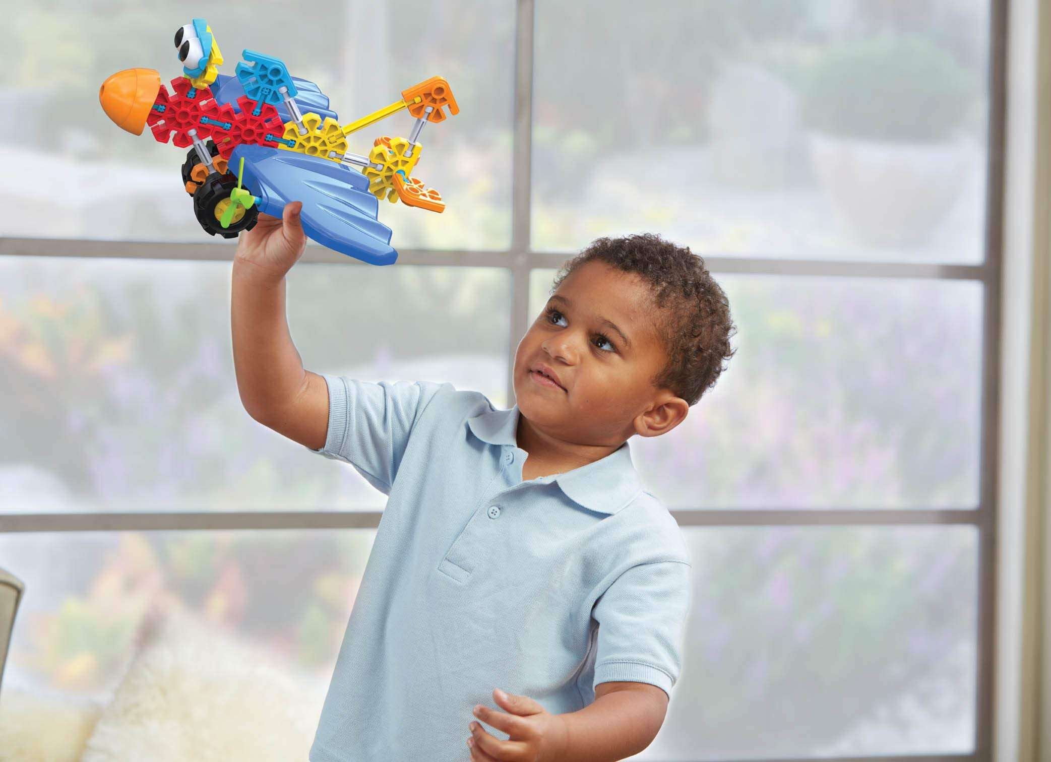 K'NEX Kid Wings & Wheels Building Set - 65 Pieces - Ages 3+ - Preschool Educational Toy 6