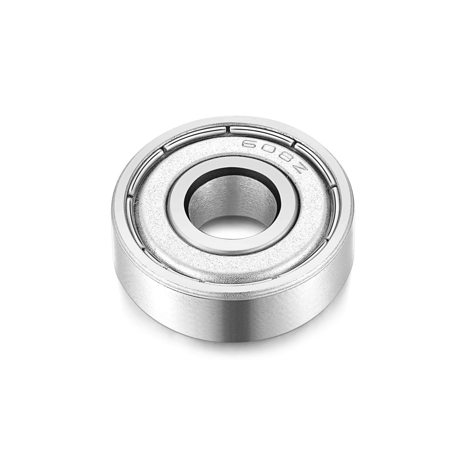 608-Z Shielded Sealed Miniature Skateboard-Bearings - 8x22x7mm, 10 Pcs, Used in Longboard and Scooters Machinery, Roller Skates (10) 3