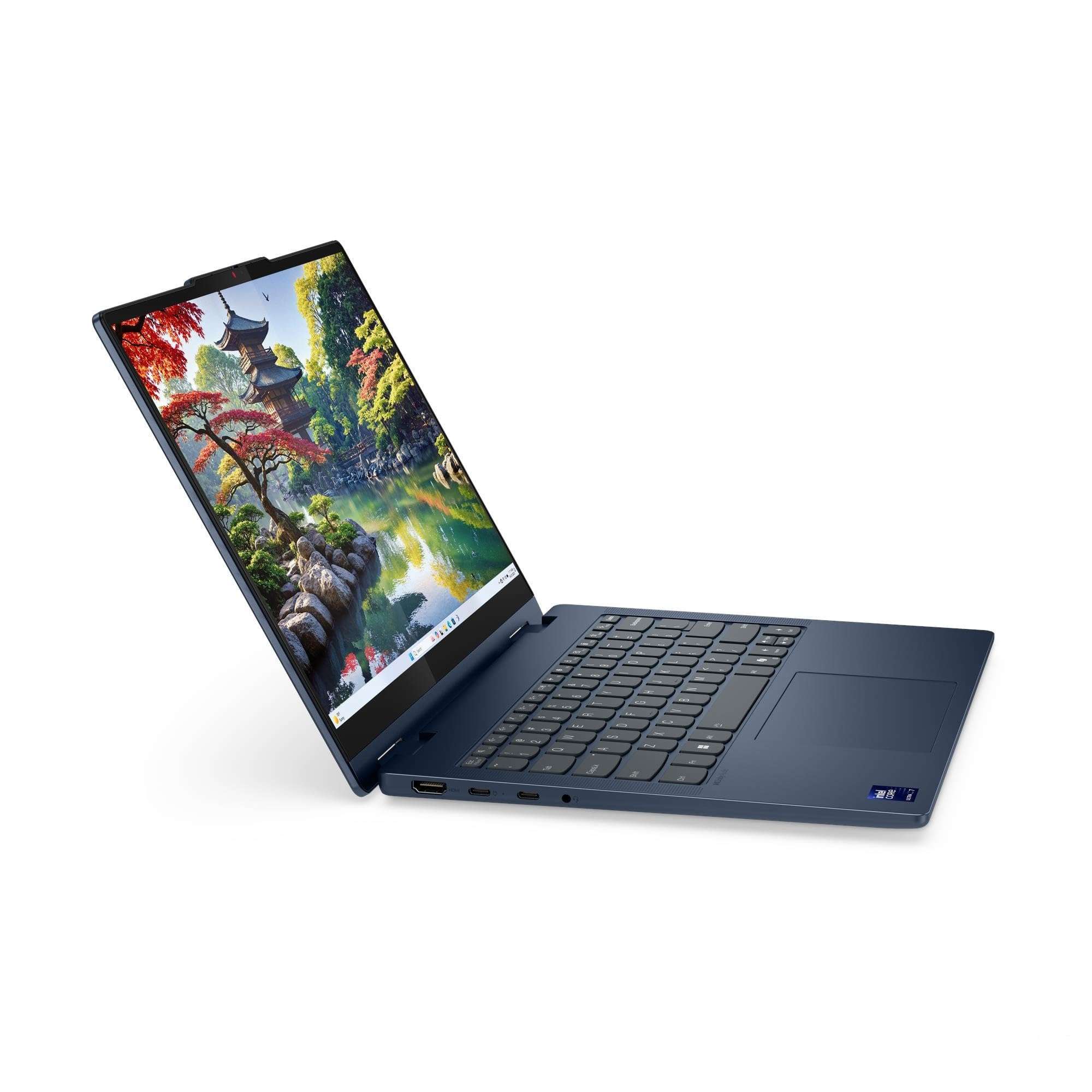 Lenovo 2025 IdeaPad 5 2-in-1 16” WUXGA IPS Touchscreen Laptop 12-Core Intel Core Ultra 7 255U 16GB LPDDR5 1TB NVMe SSD USB-C w/DP WiFi AX BT Webcam HDMI1.4 Backlit KB Windows 11 Home w/RE USB 4