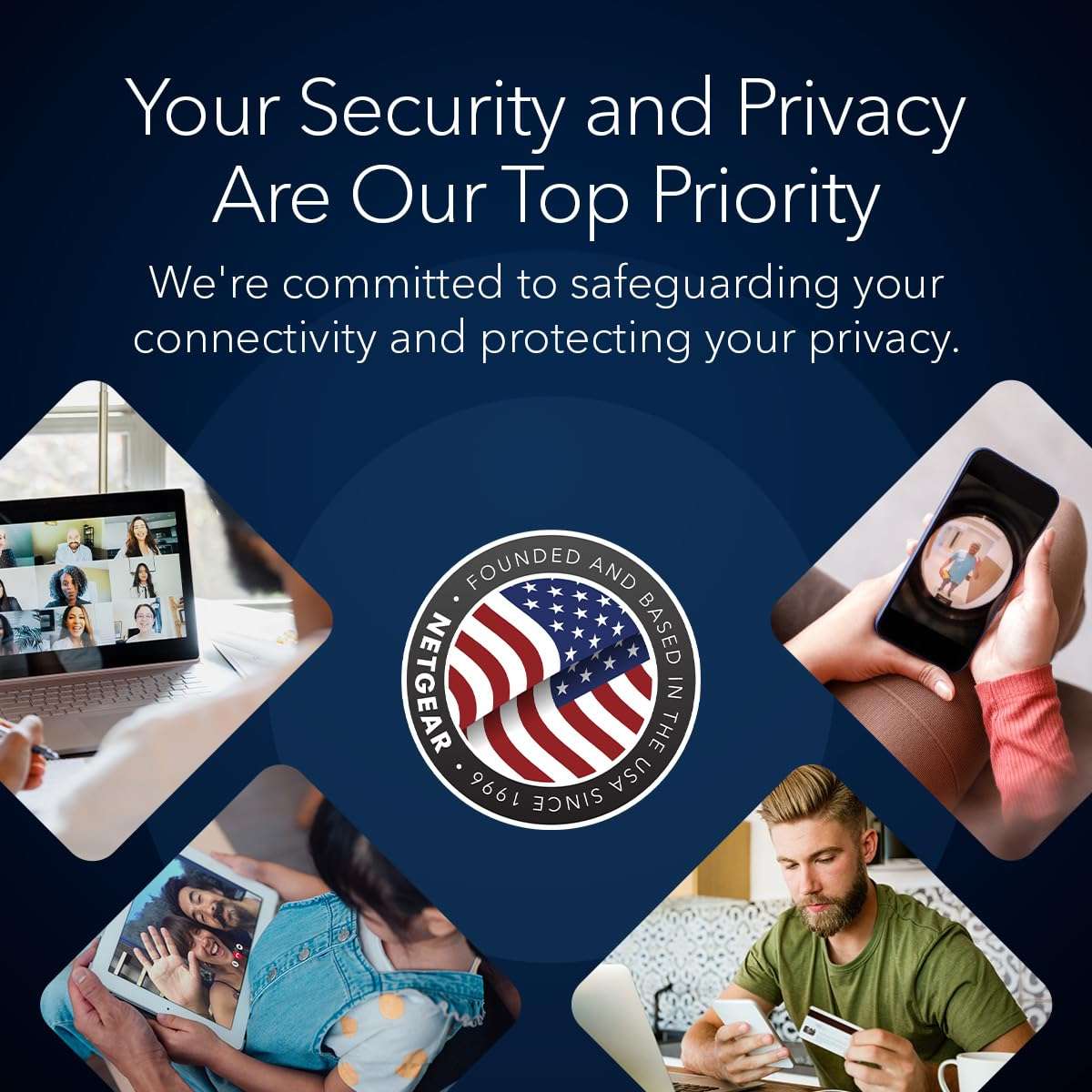 NETGEAR Orbi 970 Series Quad-Band WiFi 7 Mesh Network System (RBE972S), Router + 1 Satellite Extender, Security Features, Up to 27Gbps, Covers up to 6,600 sq. ft., 200 Devices, 10 Gig Internet Port 4