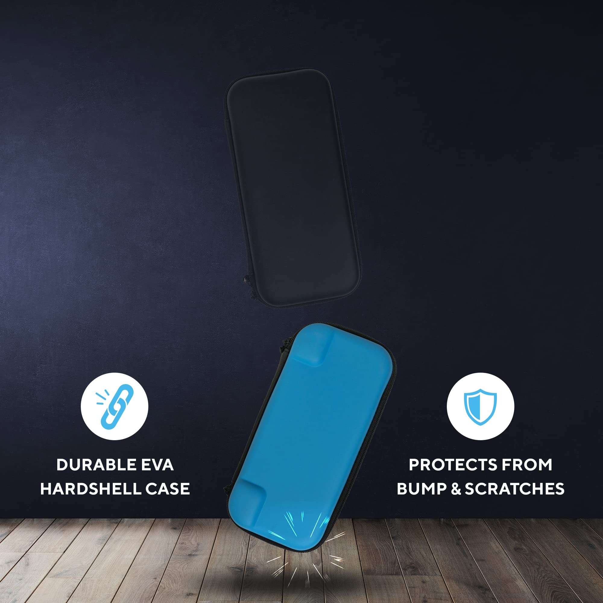 Protective Carrying Case Compatible With Nintendo Switch Lite, Blue; Red (NLCASE550) 5