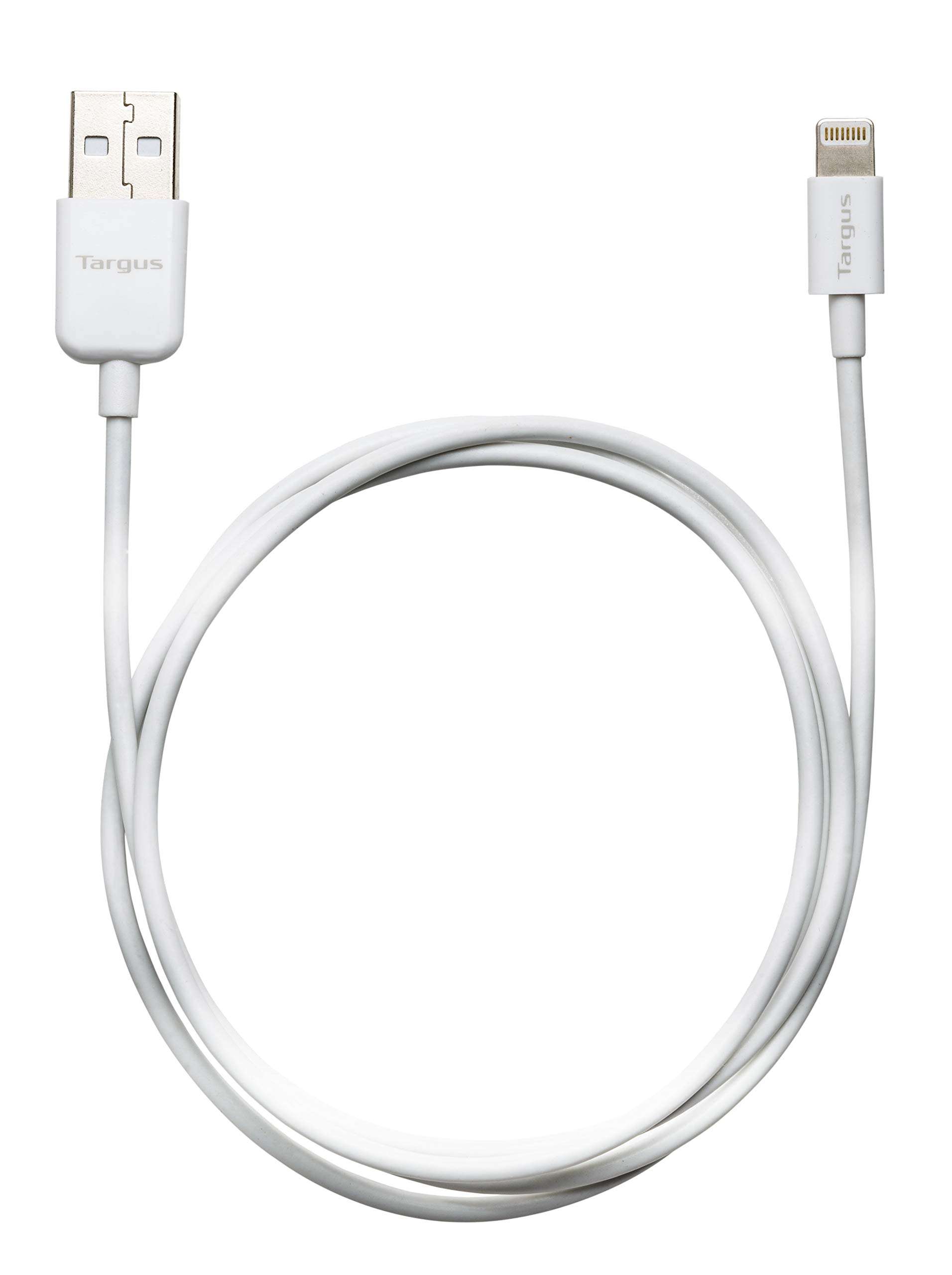 Targus ACC98201AP Lightning to USB Charge and Sync Cable for Compatible Apple Devices (White) 2