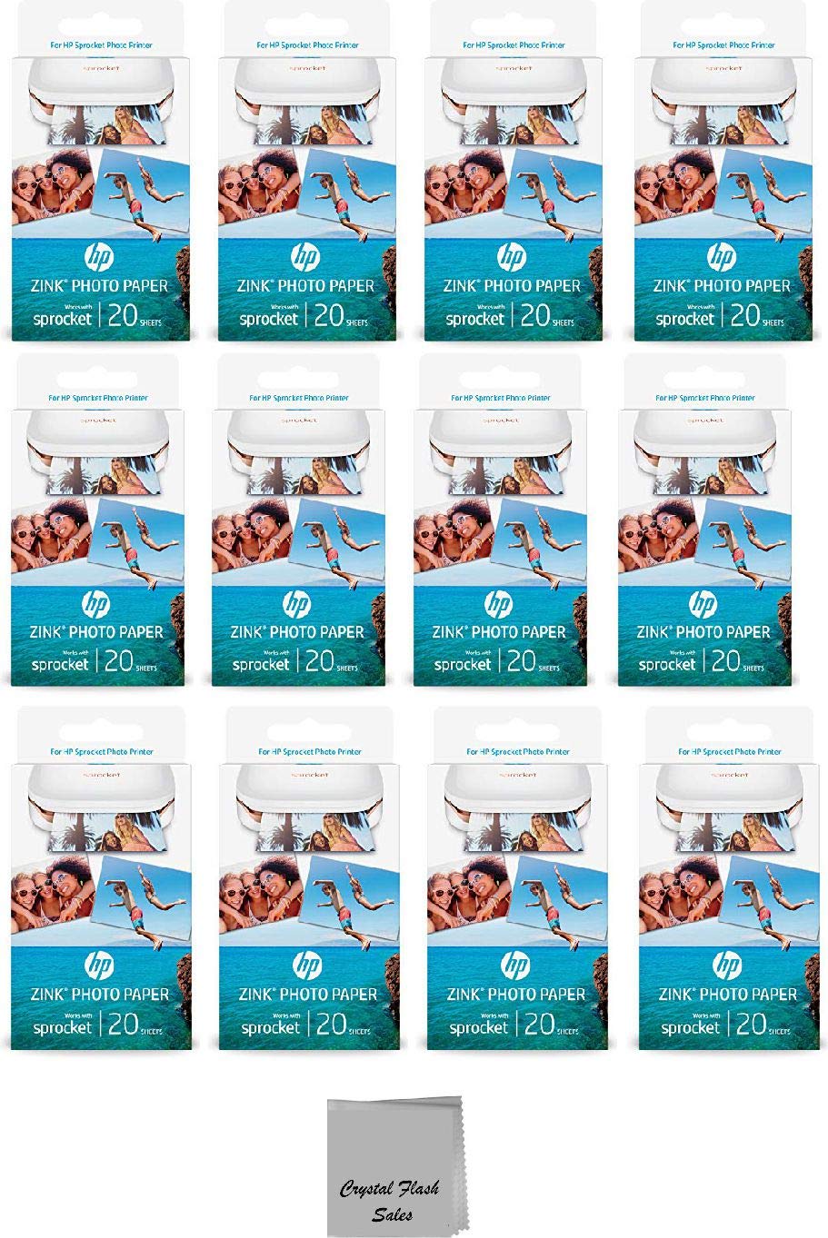 HP Sprocket Portable Photo Printer (2nd Edition) Bundle (240 Prints)