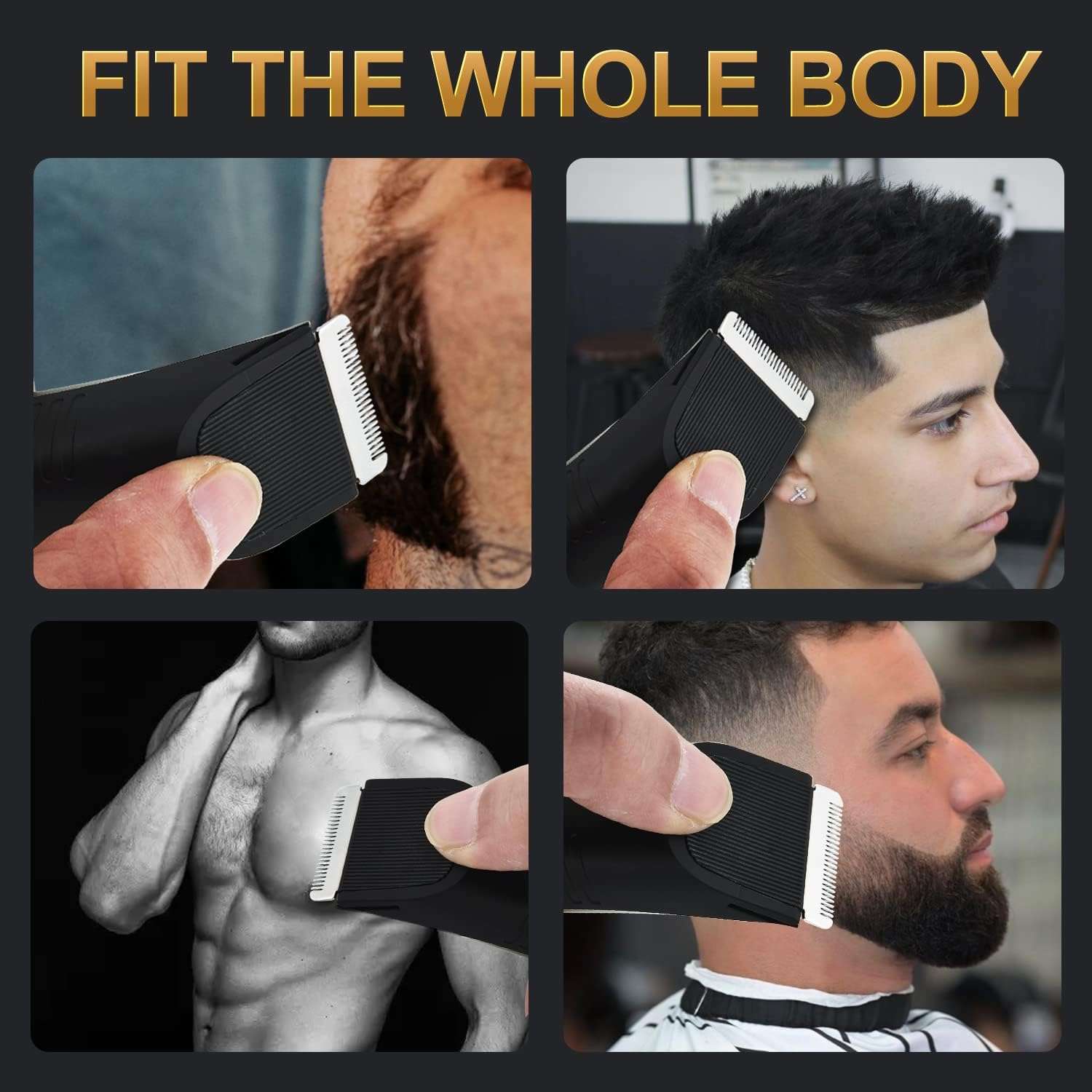 Replacement Blades Compatible Manscaped Lawn Mower Groin Hair Trimmer, Compatible with Manscaped 4.0 3.0 2.0 Replaceable Blade, Black (3 Pack） 5