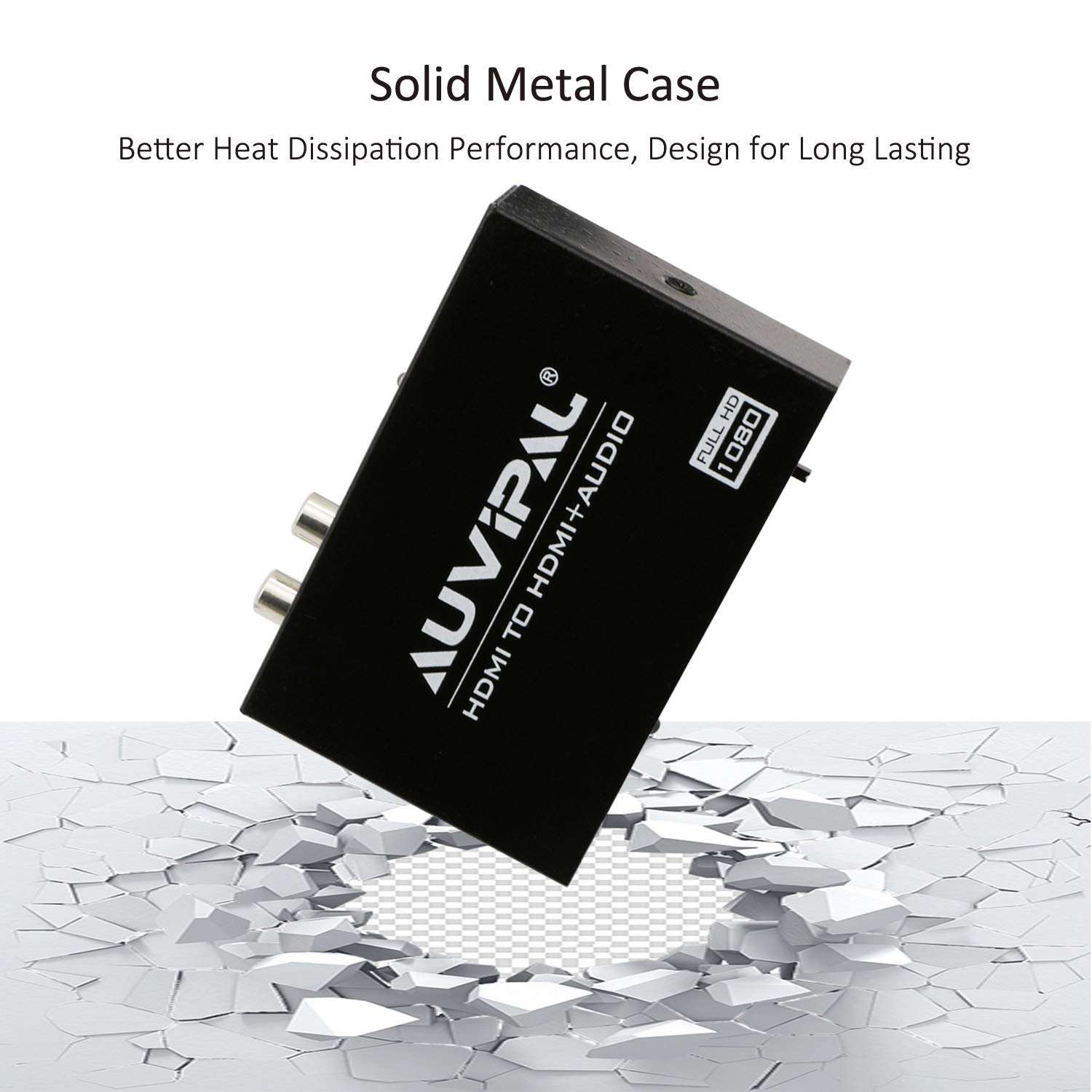 AuviPal 1080P@60Hz HDMI Audio Extractor, HDMI to HDMI with Audio (Optical SPDIF + L/R Stereo) Adapter for Connecting Sound System to Firestick, Projector, Apple TV, Roku, PS3/4, Xbox, PC and More 5