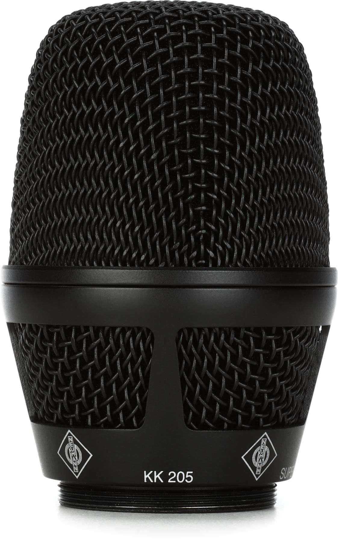 Neumann KK 205 BK Supercardioid Microphone Capsule Head for Sennheiser Wireless Handheld Transmitters - Black