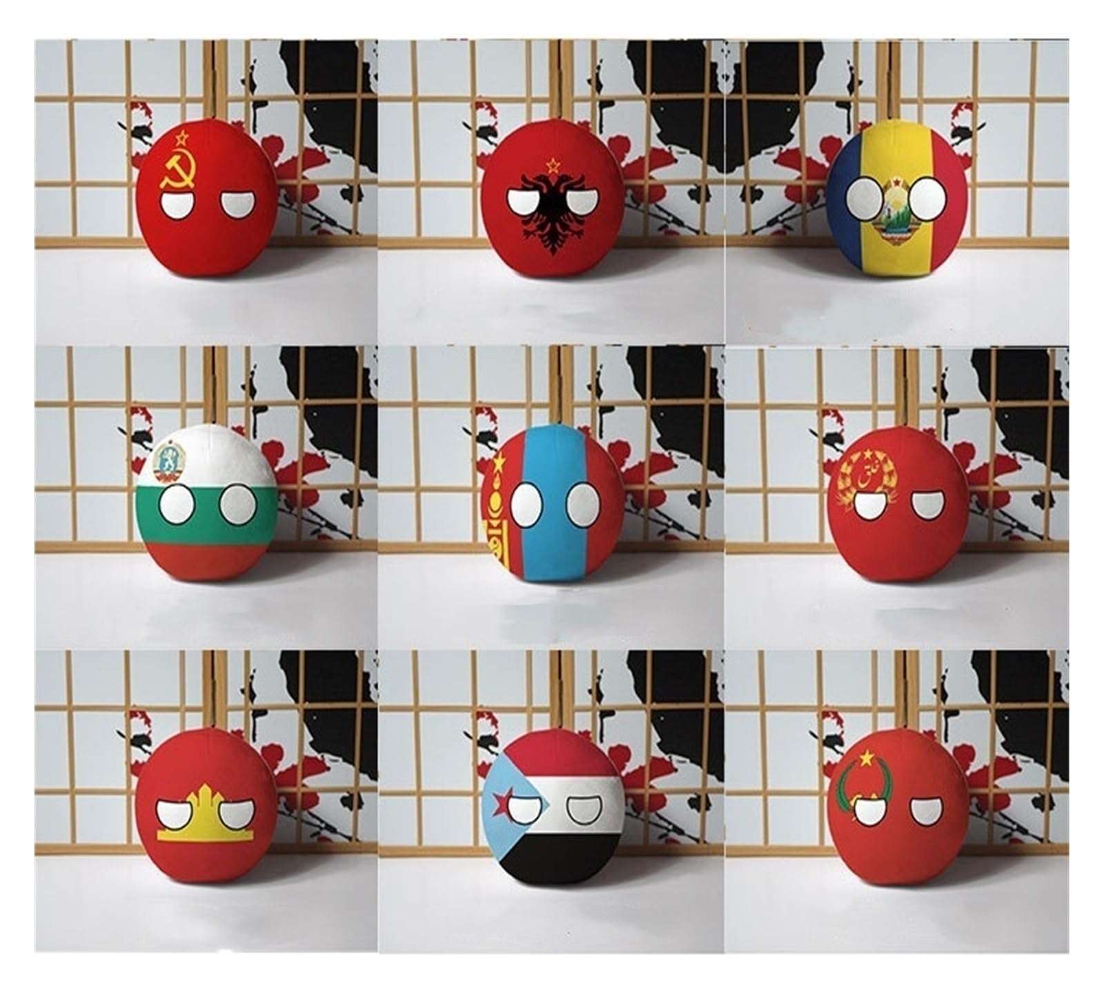 GANGKJDS 7.9in，Poland Ball，Countryballs, Canada, United Kingdom, France, Country Ball,Decorations, Anime Cosplay, Plush Toys (Color : America1, Size : 20cm) 5