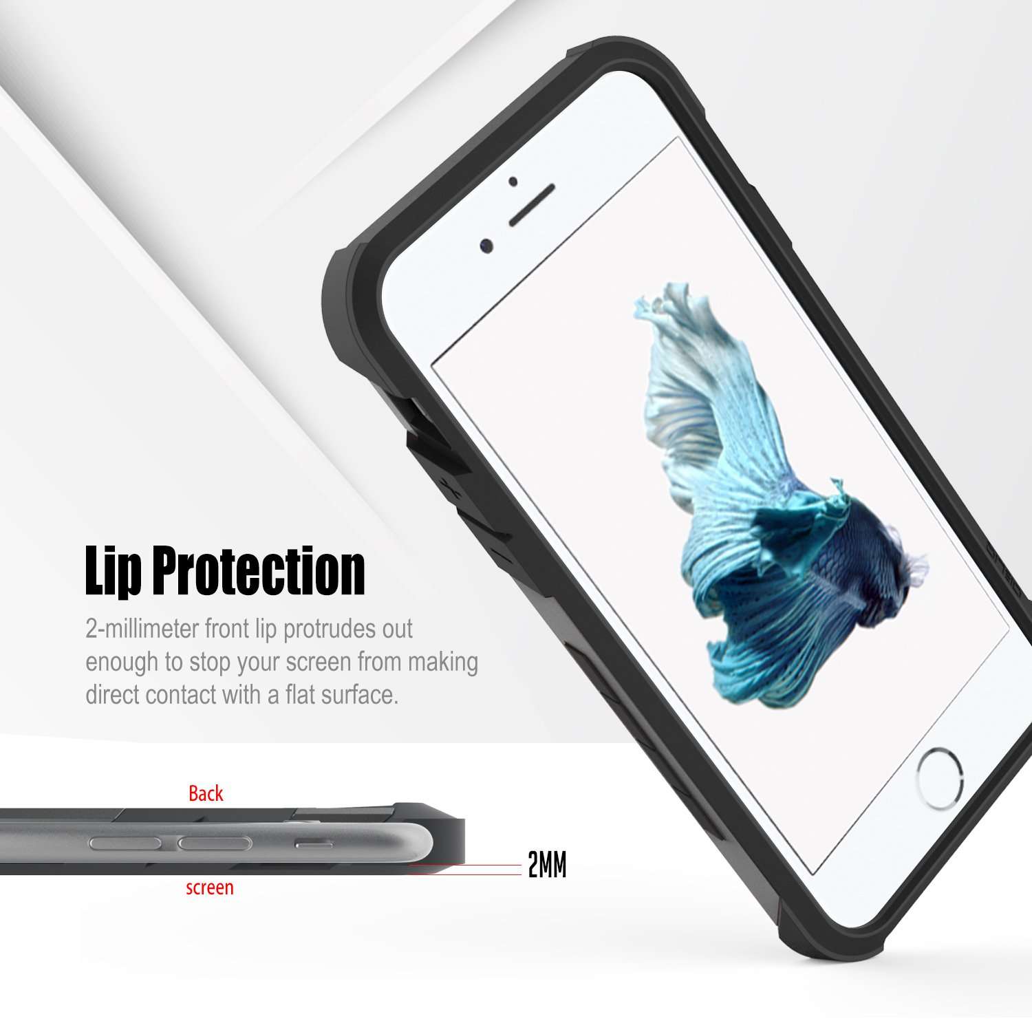 iPhone 6S Plus Case, OBLIQ [Skyline Advance][Space Gray] with Metal Kickstand Dual Layered Metallic Heavy Duty Hard Protection Hybrid High Quality Case for iPhone 6S Plus (2015) & iPhone 6 Plus (2014) 5