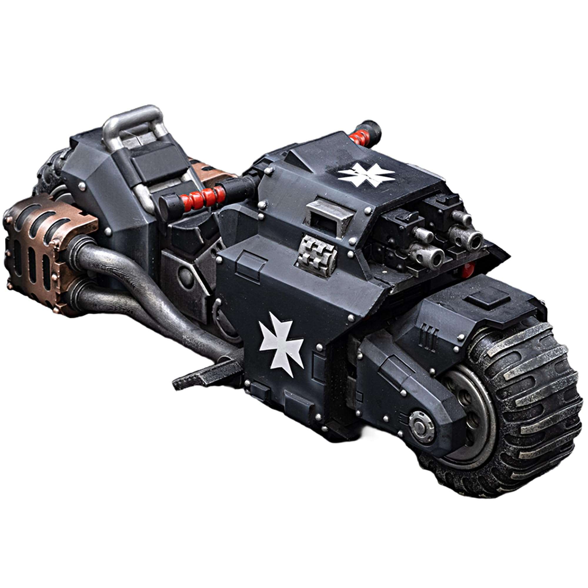 JOYTOY Warhammer 40k 1/18 Action Figure Black Templars Outriders Collectible Gifts,Toys for Kids 15+ and Adults 1