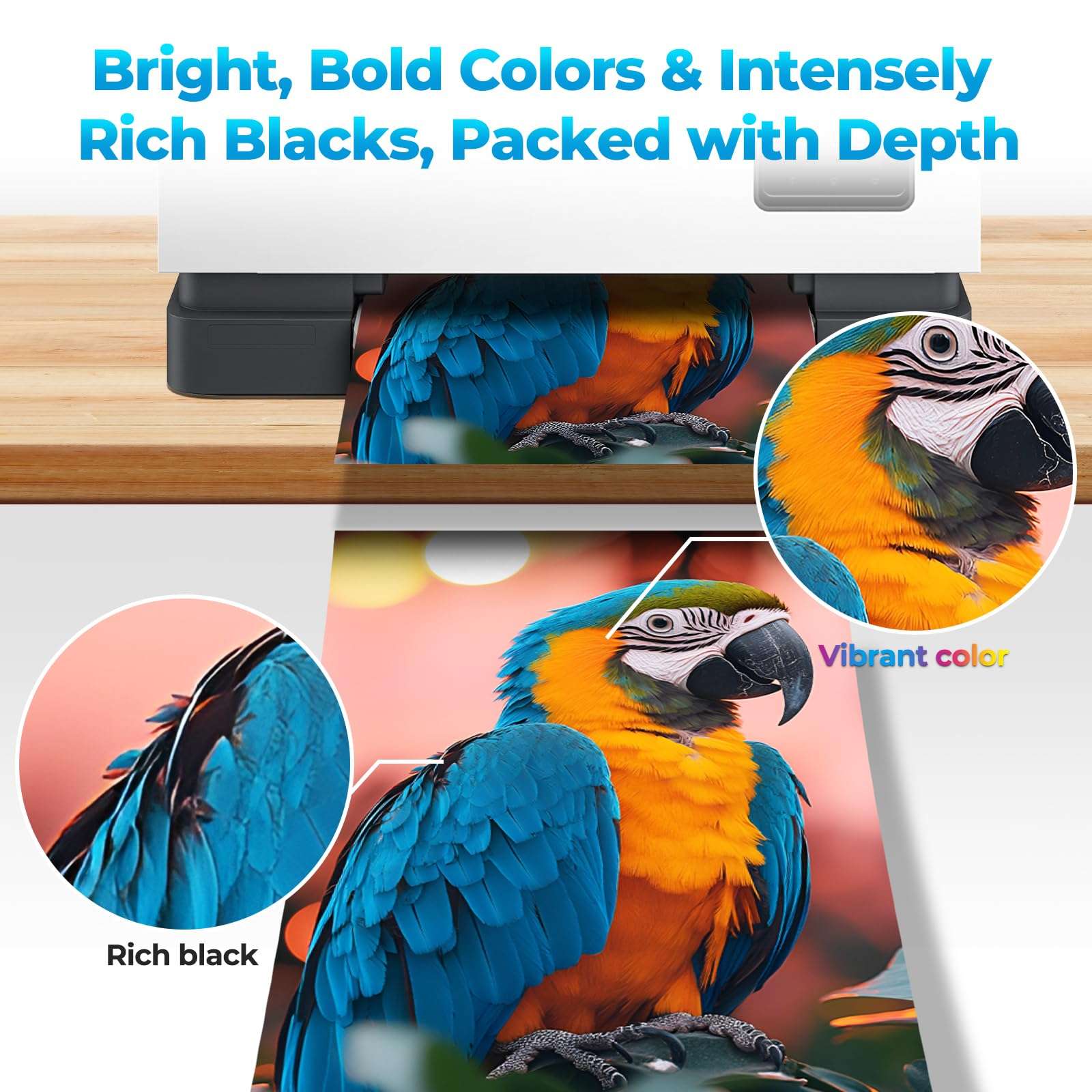 950XL 951XL Ink Cartridges Office Jet Pro 8600 8610 8620 8630 Compatible for HP 950XL 951XL Ink Cartridges Combo Pack Compatible for Office Jet Pro 8600 8660 8640 8615 8110 276DW 251DW 271DW Printer 5