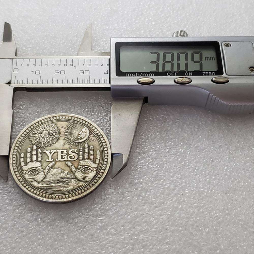 MarshLing Challenge Coin Collectible Coin Yes or No Commemorative Coin - Ornaments Collection Arts Gifts Souvenir Novelty Coin - Challenge Memorabilia Gift Gift Forever 5