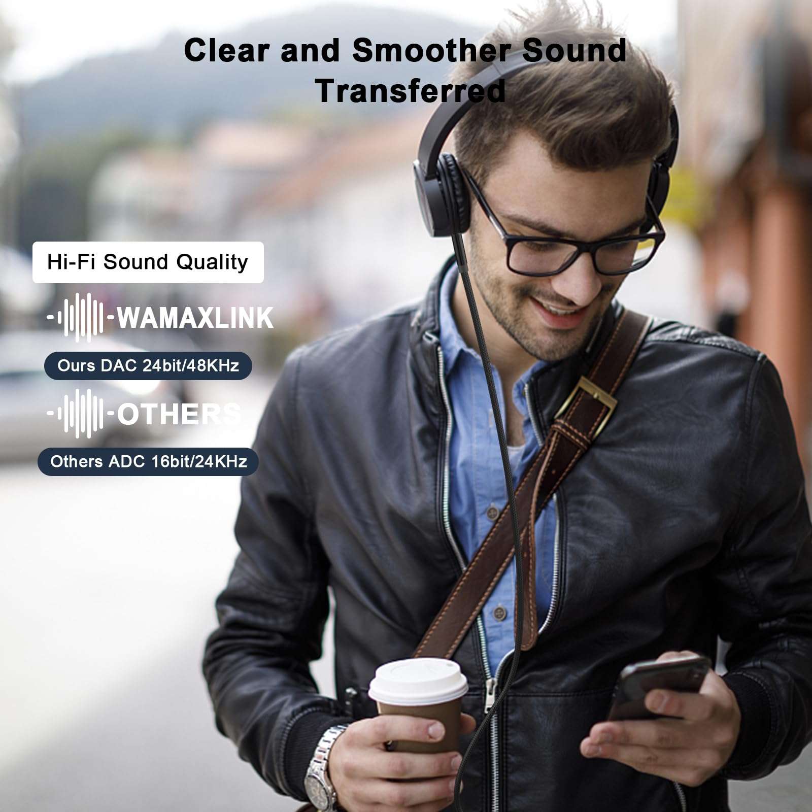 2 Pack Aux Cord for iPhone 16, USB C to 3.5 mm Headphone Jack Car Stereo Aux Audio Adapter for iPhone 16/16 Plus/16 Pro/16 Pro Max/15/15 Plus/15 Pro/15 Pro Max to Car Home Stereo Speaker Headphone 5