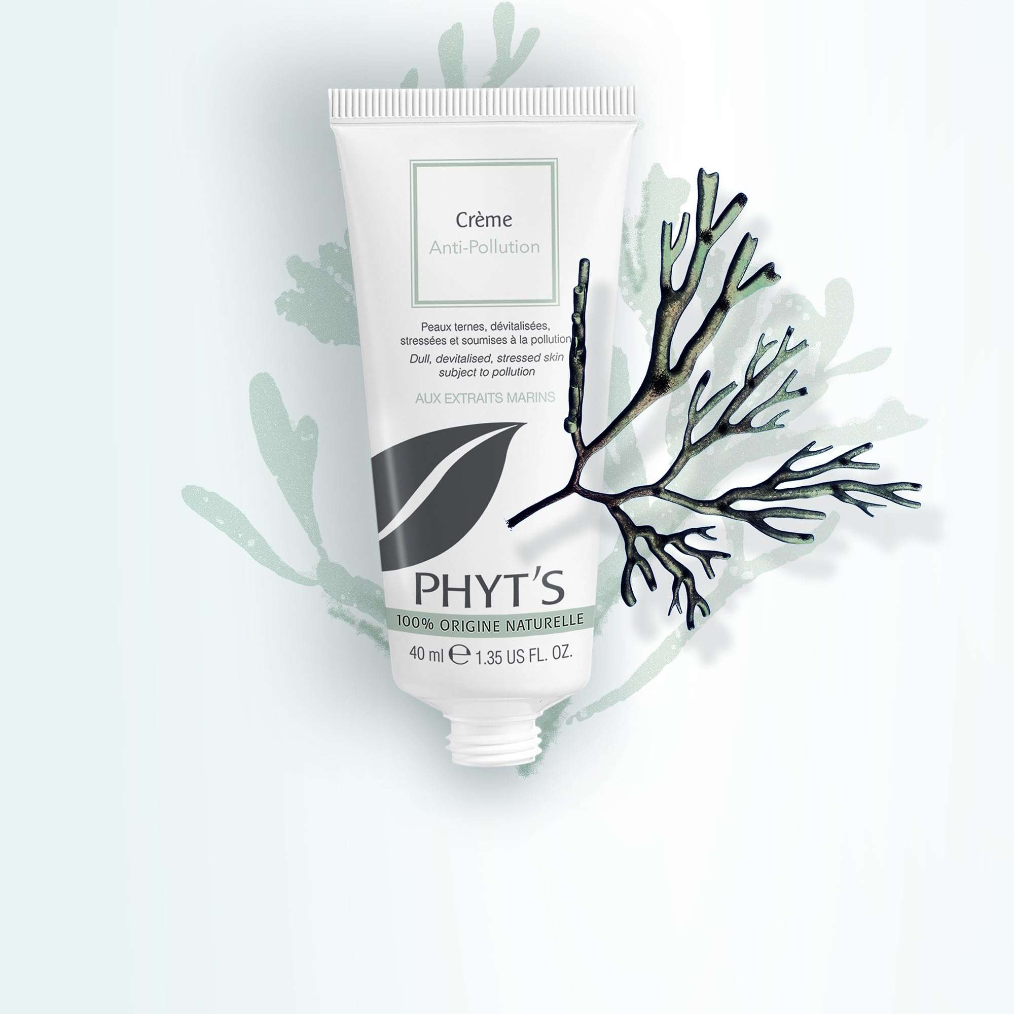 Phyts Anti-Pollution Cream - Face Moisturizer with Hazelnut Oil and Aloe Vera - Face Cream for Oily, Normal to Combination Skin - 1.35 oz 3