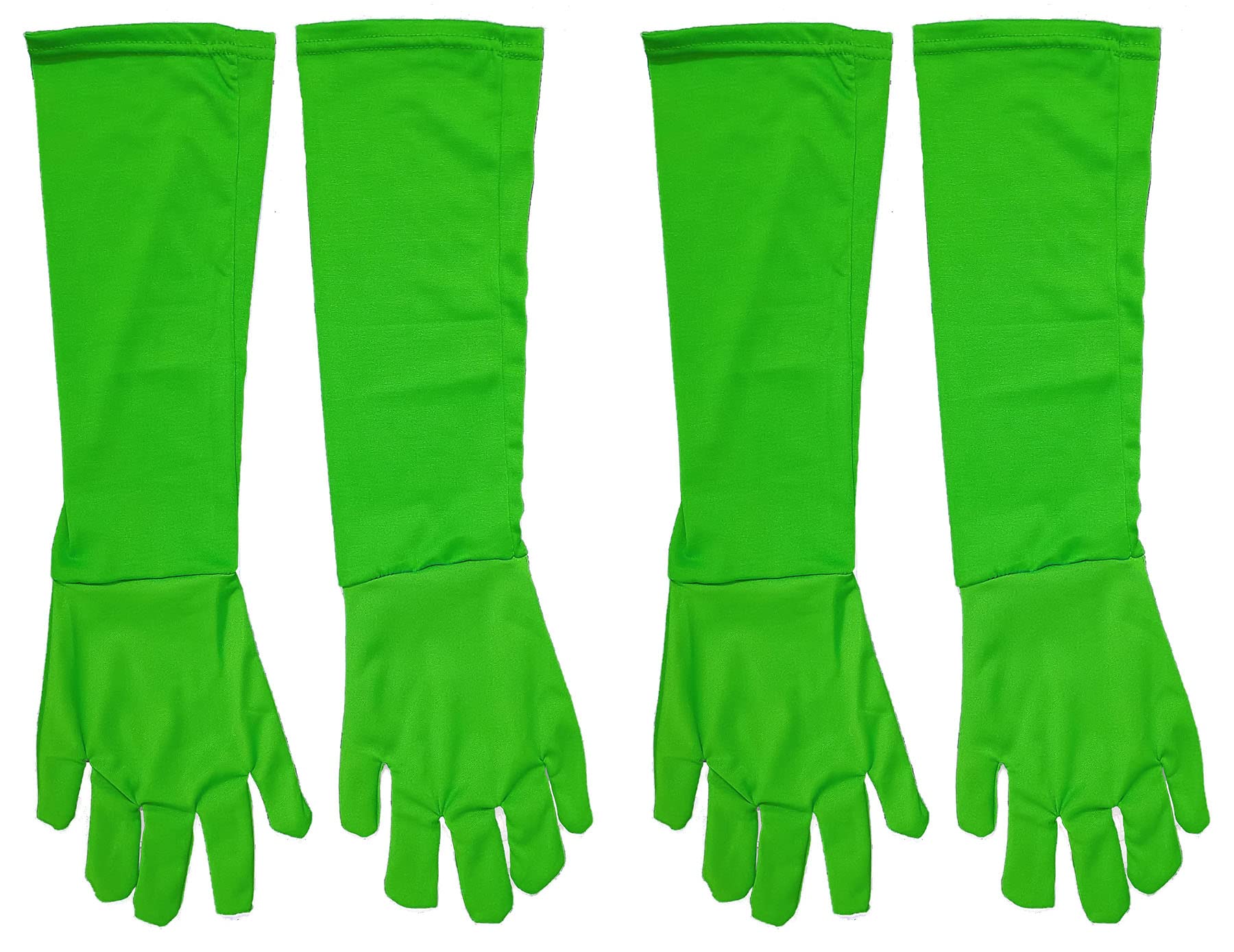 JOMOCARE Chromakey Gloves Green Chroma Key Glove Invisible Effects Background Chroma Keying Green Gloves for Green Screen Photography Photo Video… (Loose, Green x2pairs)