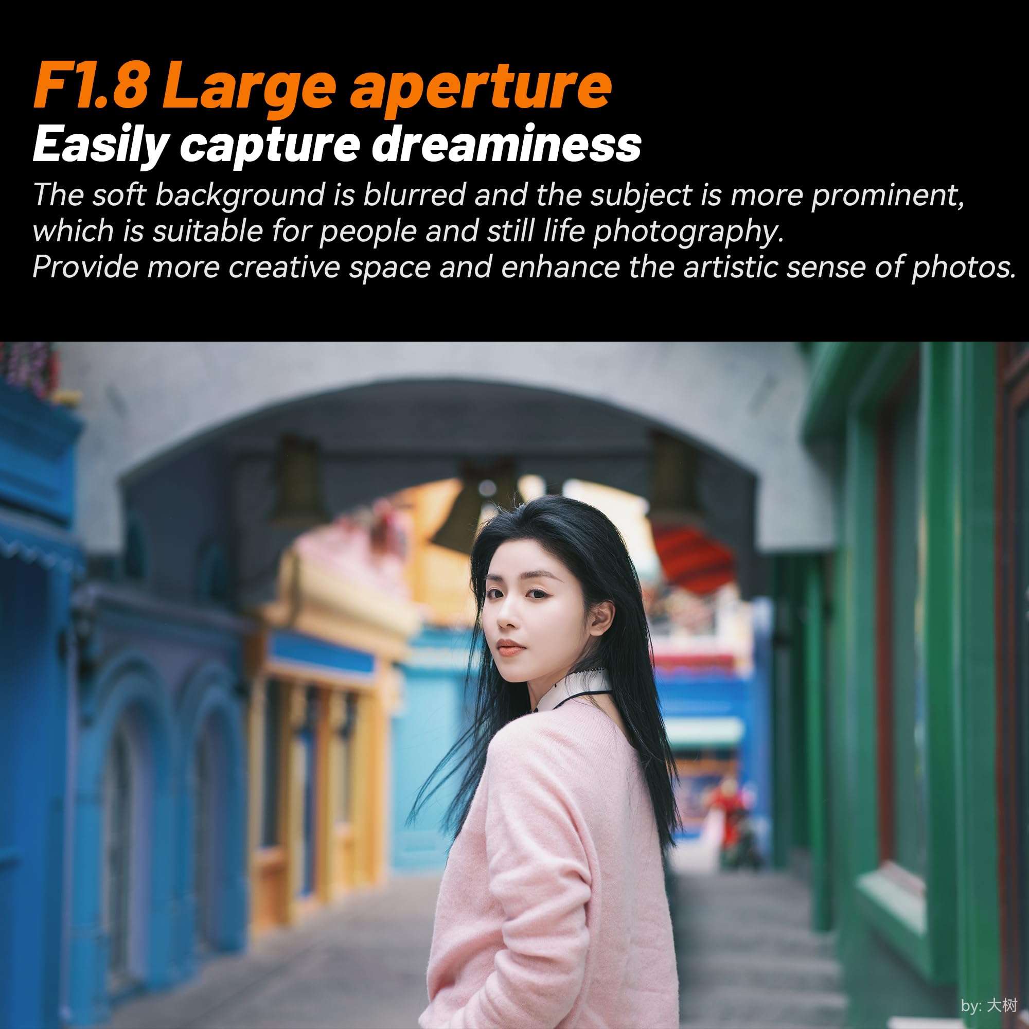 7artisans AutoFocus 50mm F1.8 Full Frame Lens,F1.8 Large Aperture,Support Automatic/Manual Aperture and Face/Eye Recognition,Compatible for Leica/Panasonic/Sigma L S1,S5,S9 Serise,Black 3