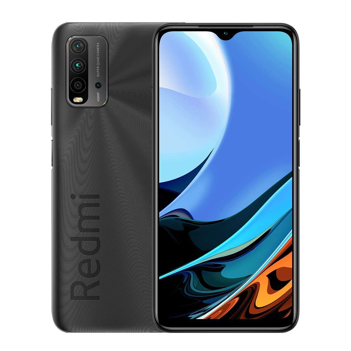 Xiaomi Redmi 9T 4G LTE GSM Volte Factory Unlocked 128GB + 4GB Ram Quad Camera 48MP Global 6.53 inch (Not Verizon Boost At&t Cricket Metro) + (w/Fast Car Chager) (Carbon Gray) 1