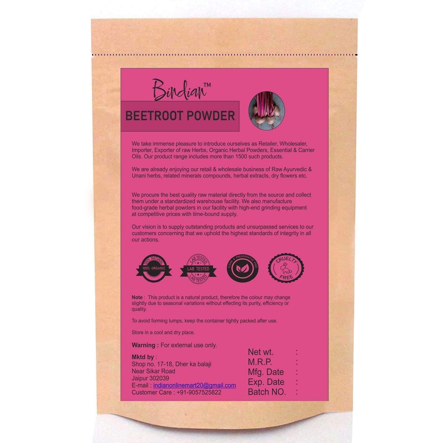 100% Pure and Organic Banana powder orange Powder beetroot Powder50Gm Each Powder for Face Pack, Skin Care, Deep Pore Cleansing, Natural Glowing Skin Face Mask(50x3gm) 4