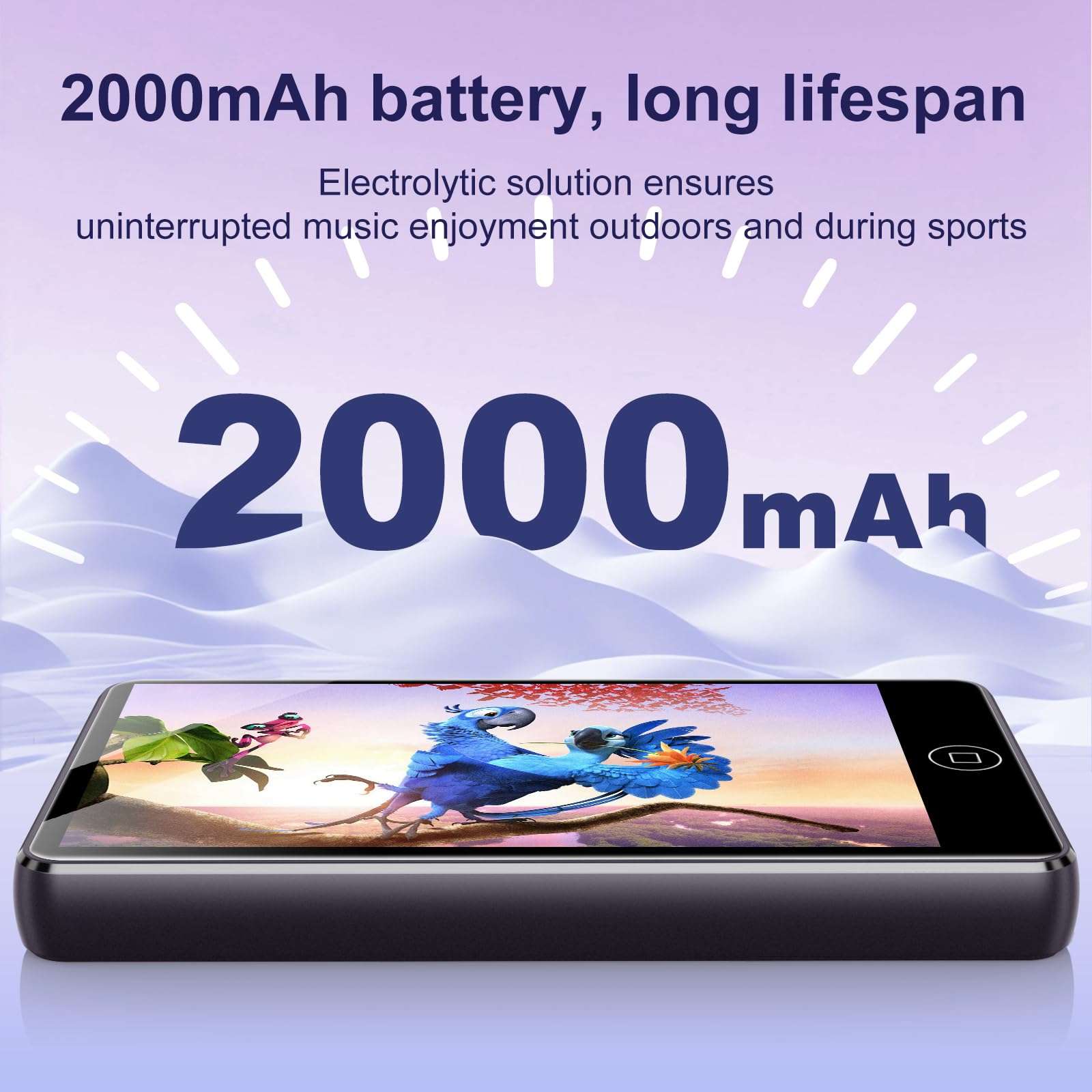 144GB MP3 Player with Bluetooth and WiFi,MP3 & MP4 Players with 4.02-inch Touchscreen and Speaker,Spotify Music Players with Pandora,Audible,Amazon Music,Spotify,Play Store,Up to 1TB 6