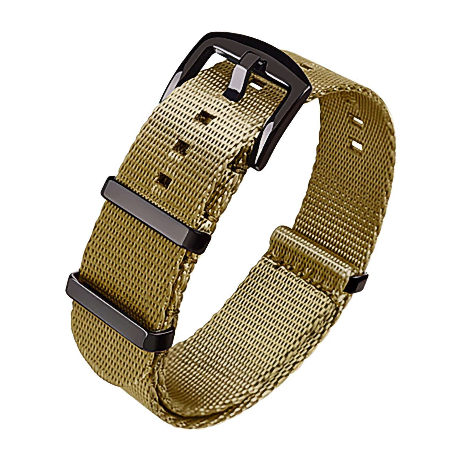 Ritche NATO Watch Strap with Heavy Buckle 18mm 20mm 22mm Seat Belt Nylon Watch Bands for Men Women 1