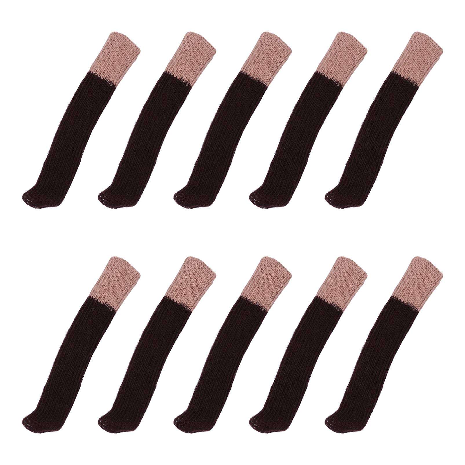 YARDWE 10pcs Warm Doorknob Gloves Knit Door Handle Covers Kids Door Handle Covers Door Knob Cover Child Proof Door Knobs Knit Mittens Warm Mittens Baby Safety Cover Polyester Household 1