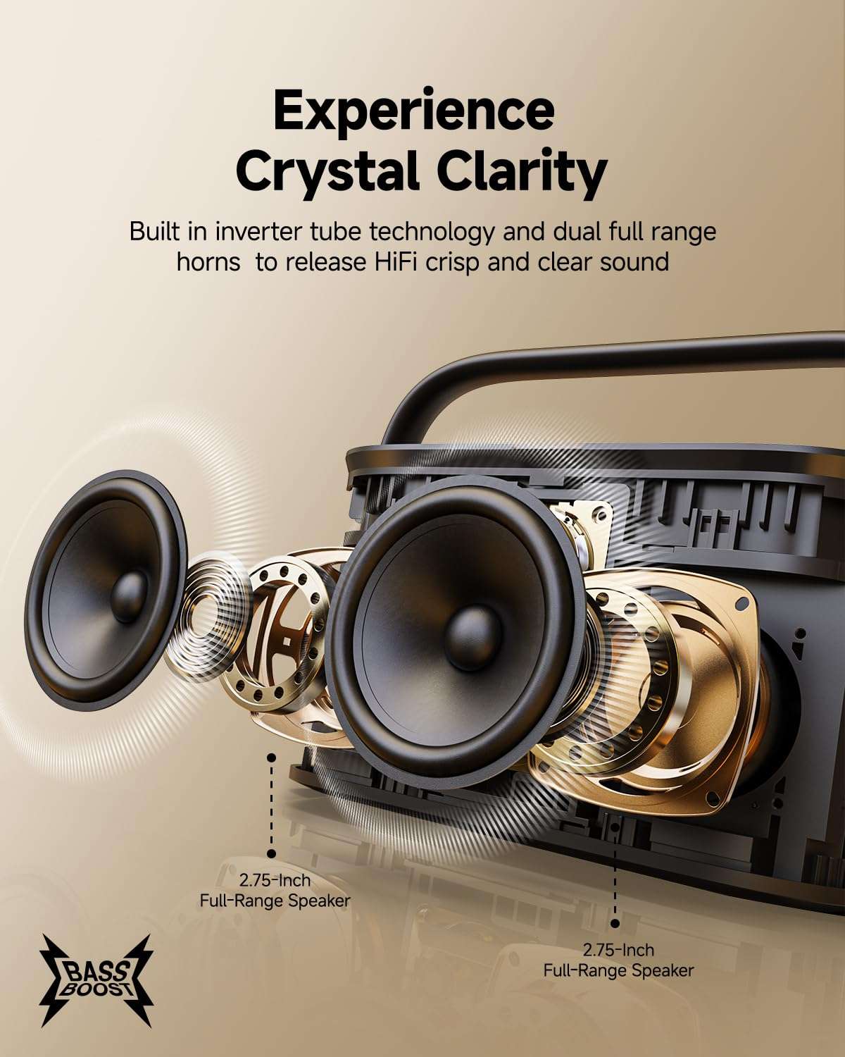 Karaoke Machine for Adults, with Lyrics Display and Screen, Support HDMI to TV, WiFi Connects to Karaoke App and YouTube, 2 Self-Charging Wireless Microphones EQ Autotune,140W Speaker for Home Party 4