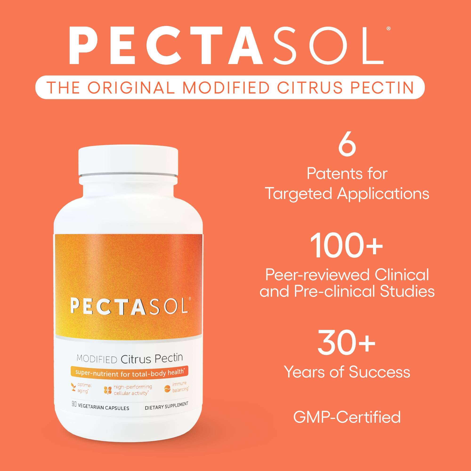 PectaSol Modified Citrus Pectin – 150g Powder – Total-Body Health Supplement to Support The Heart, Immune System, Inflammation Response & Healthy Aging + Maintain Healthy Galectin-3 Levels 3