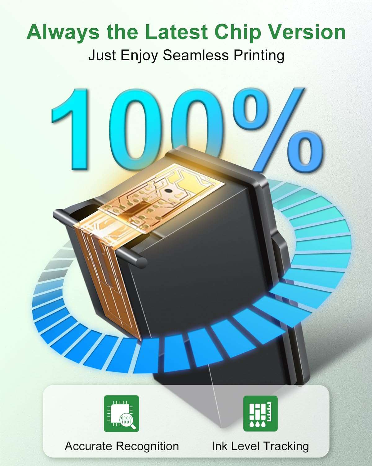 EaseFusion 67XL Ink Cartridges Black/Color Combo Pack Replacement for HP Ink 67 for 67XL HP Printer Ink Compatible with DeskJet 2855e 2755e 2700 4255e 4155e 4100 Envy 6000 6055e 6455e Printer 3