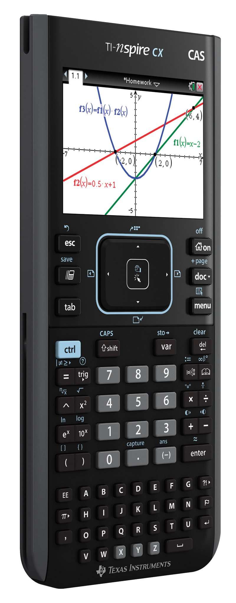 Texas Instruments Nspire CX CAS Graphing Calculator 4