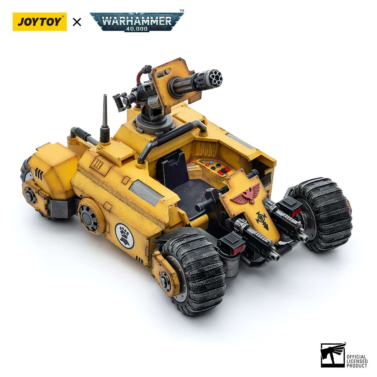 YYFFTOY JoyToy 1/18 Warhammer 40K Imperial Fists Primaris Invader ATV Chariot Model Toys 4